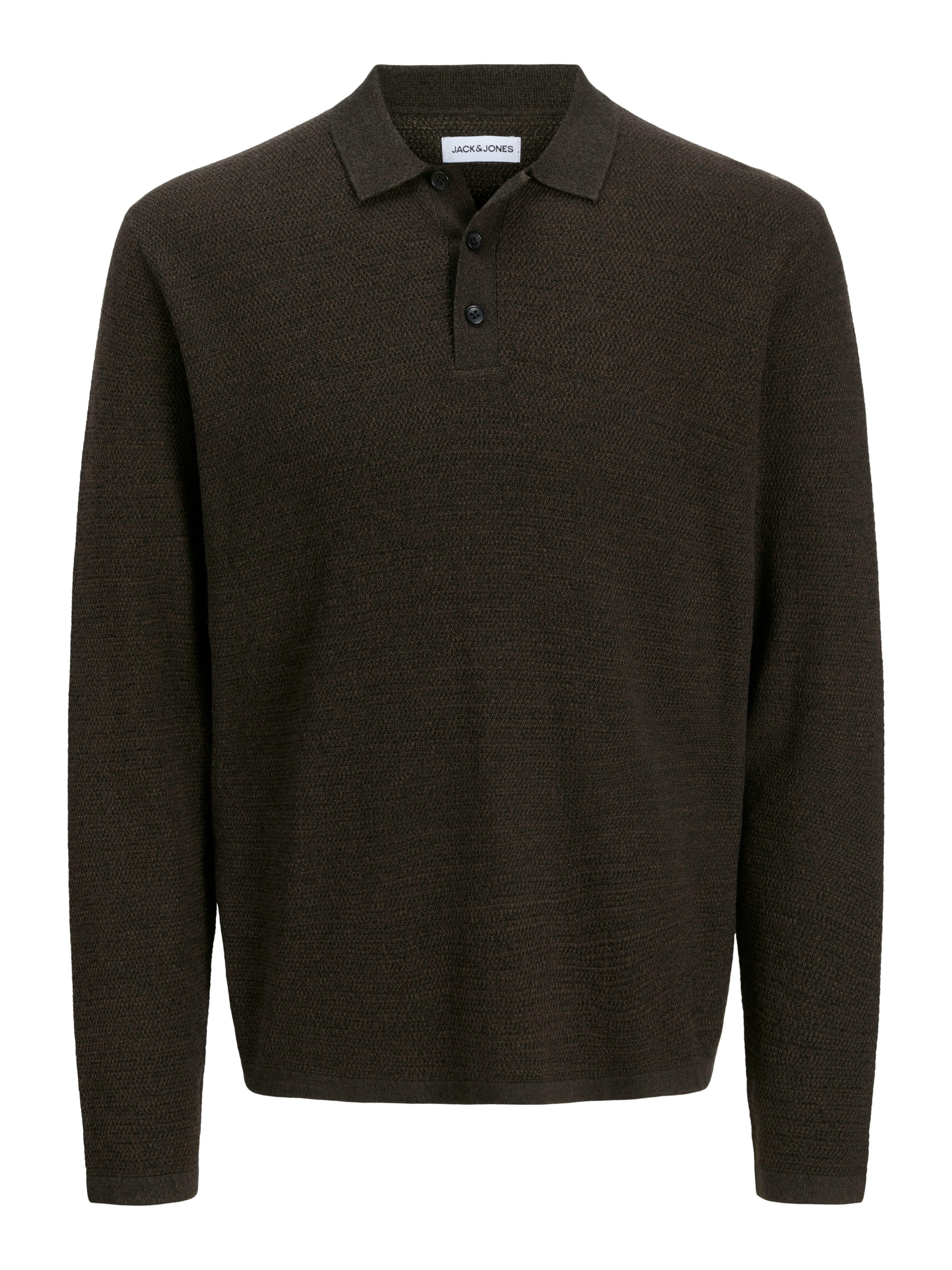 Jack & Jones Strickpullover »JJEGEORGE KNIT POLO LS SN«