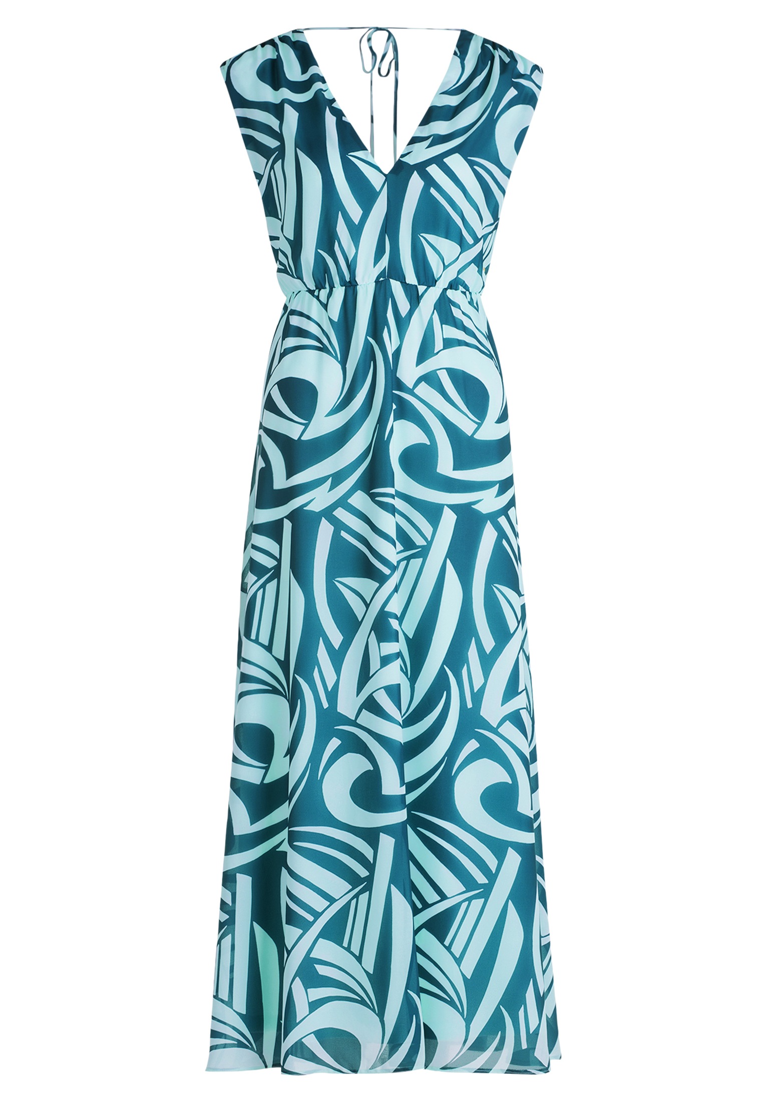 Betty&Co Chiffonkleid "Damen Sommerkleid Chiffonkleid ohne Arm" Ohne Tasche günstig online kaufen