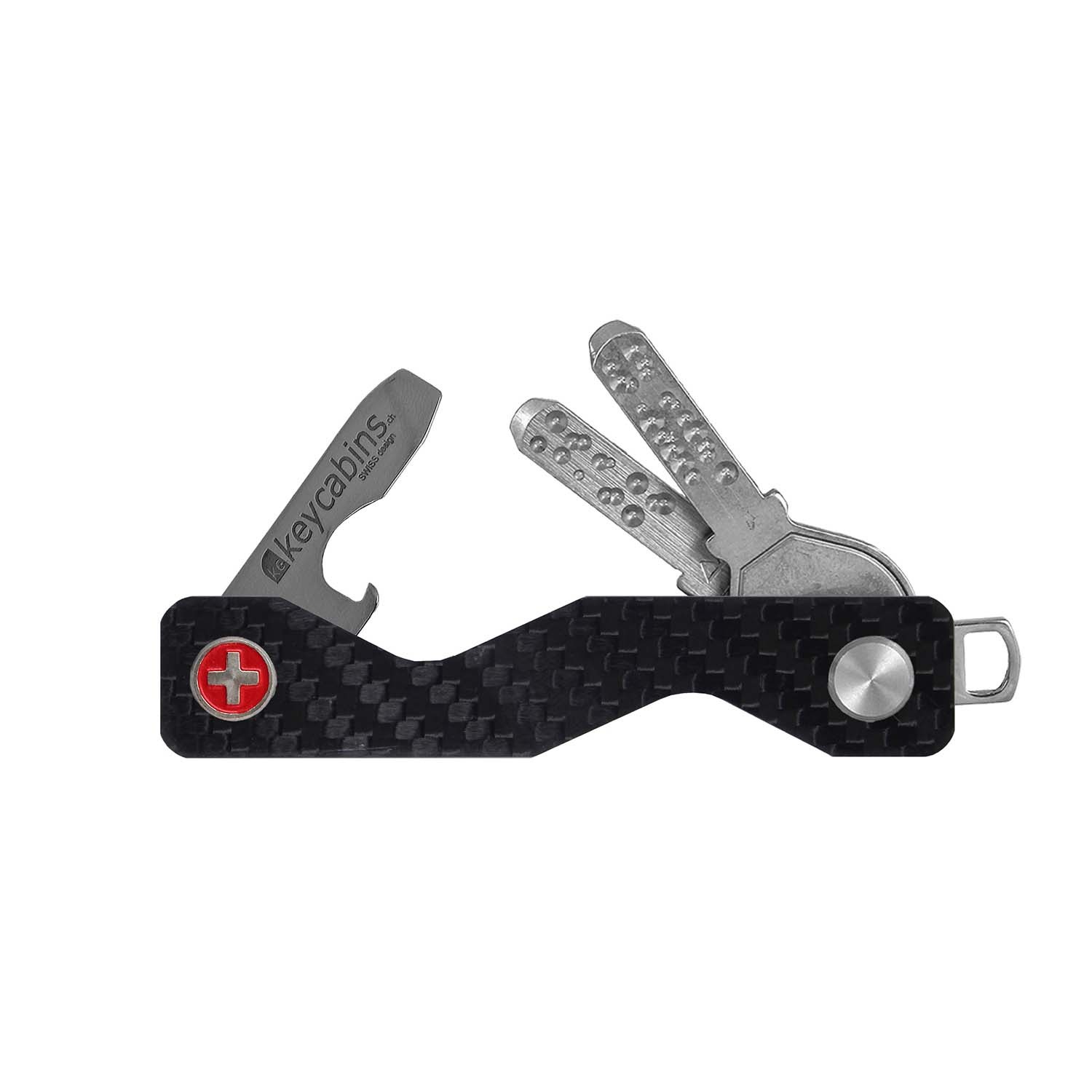 keycabins Schlüsselanhänger »Carbon S3«, SWISS Made