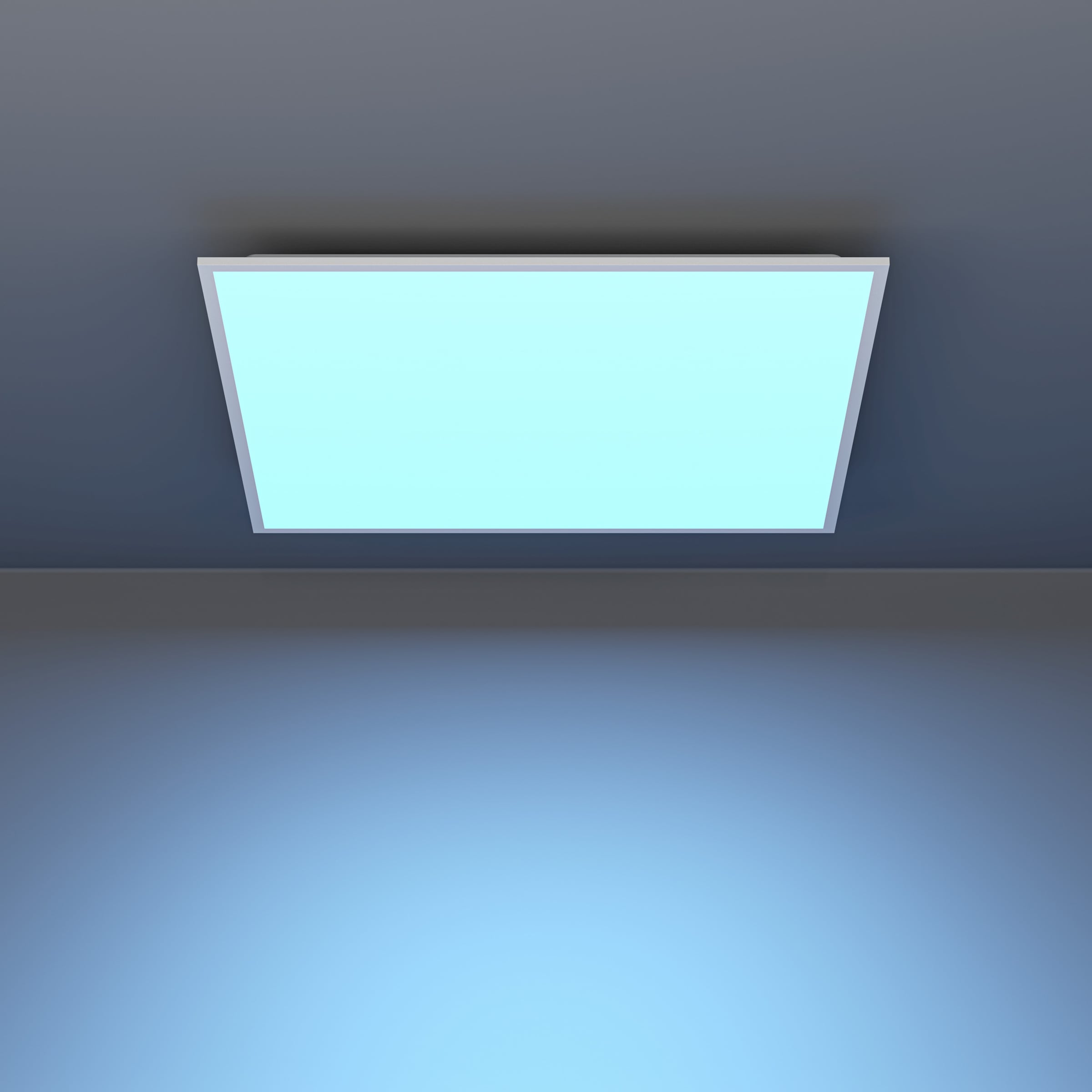 EGLO LED Deckenleuchte »MORADILLO-Z Deckenlampe - Stahl - LED - 33W - IP20« LED-Modul 1 Stk. Kaltweiß | Neutralweiß | RGB | Warmweiß Wohzimmerlampe, Esszimmerlampe, Schlafzimmer, L59,5 x B59,5 x H6,1 cm