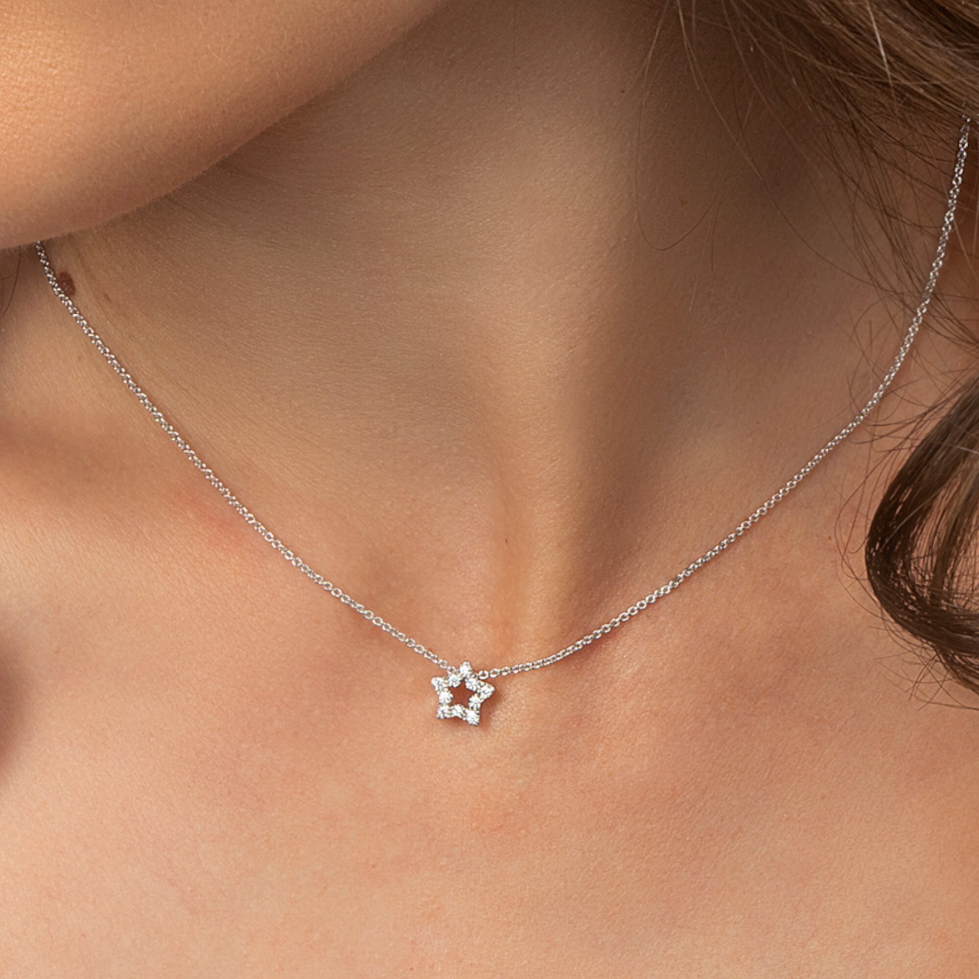 ONE ELEMENT Silberkette »Zirkonia Stern Halskette cm 925 Ø«, Schmuck aus BAUR kaufen | Silber 45 Damen online Silber Stern