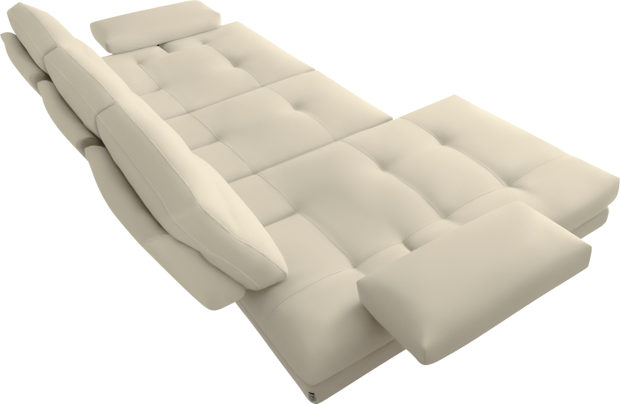 CALIA ITALIA Toby Wing Corner Sofa White 278x153cm 5