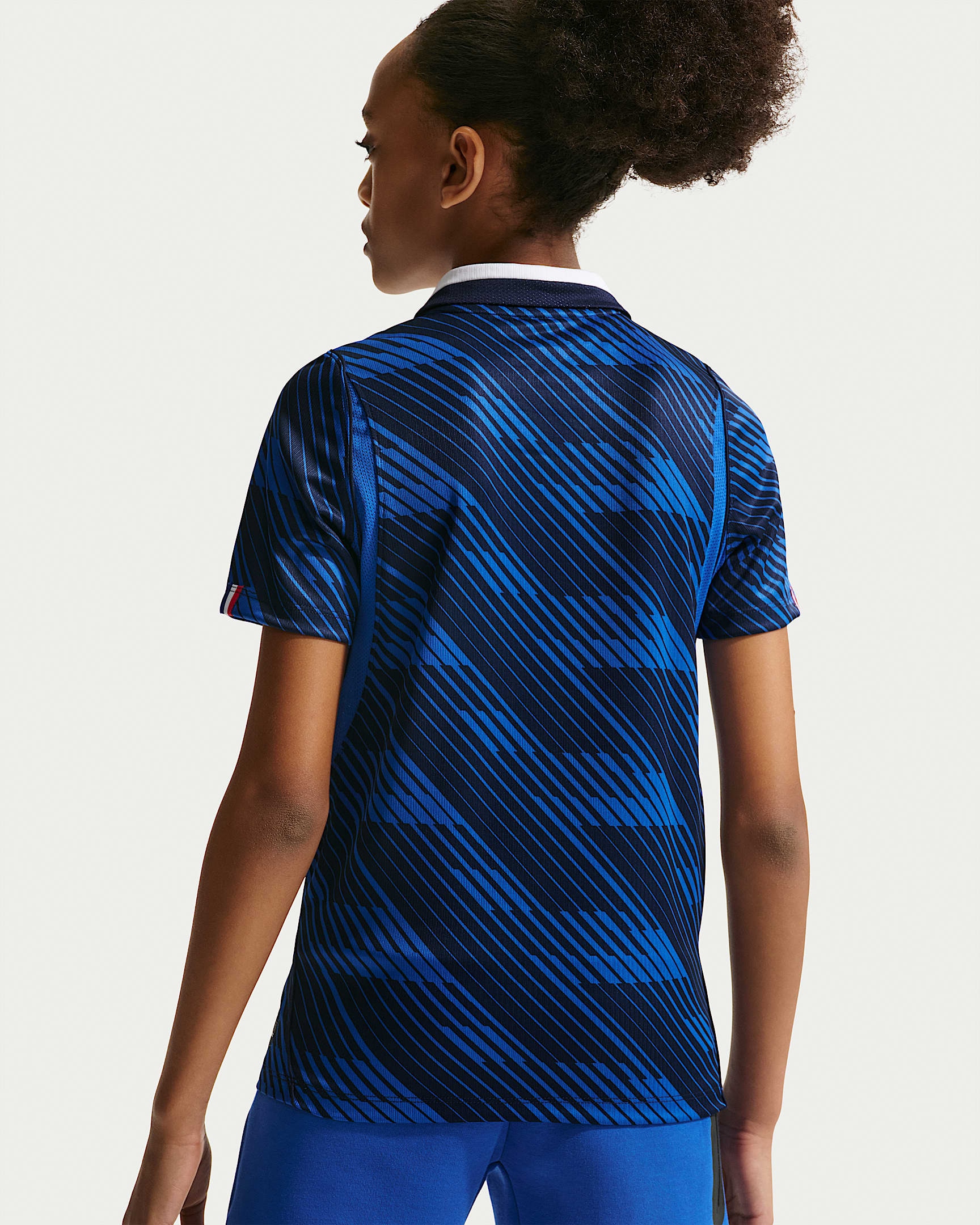 Nike Fußballtrikot »Frankreich 2026 Heimstadion Replika-Fußballtrikot  (Kinder)« mit Dri-FIT-Technologie, mit Allover-Print