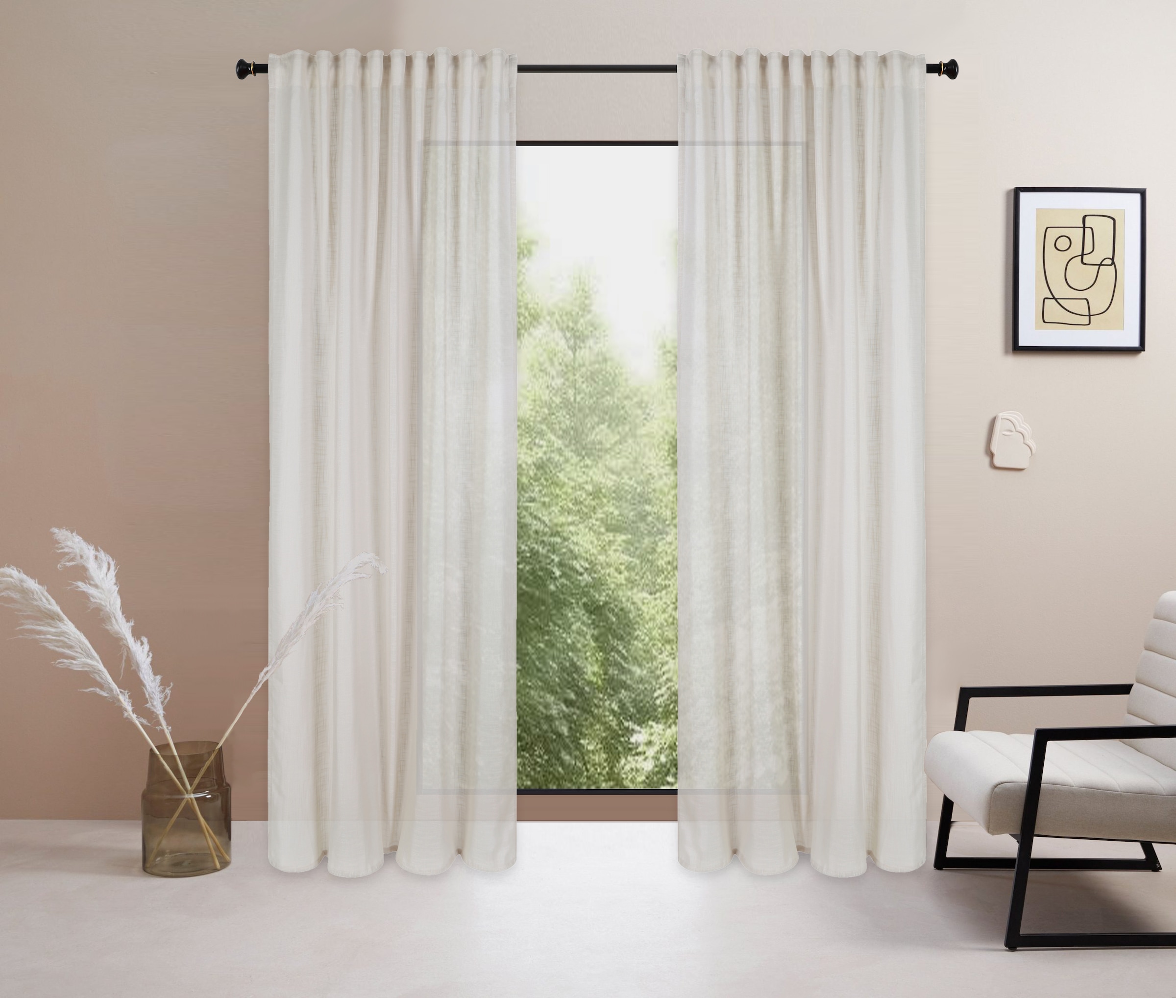LeGer Home by Lena Gercke Gardine "Marusha" Multifunktionsband 1 Stk. tlg. günstig online kaufen