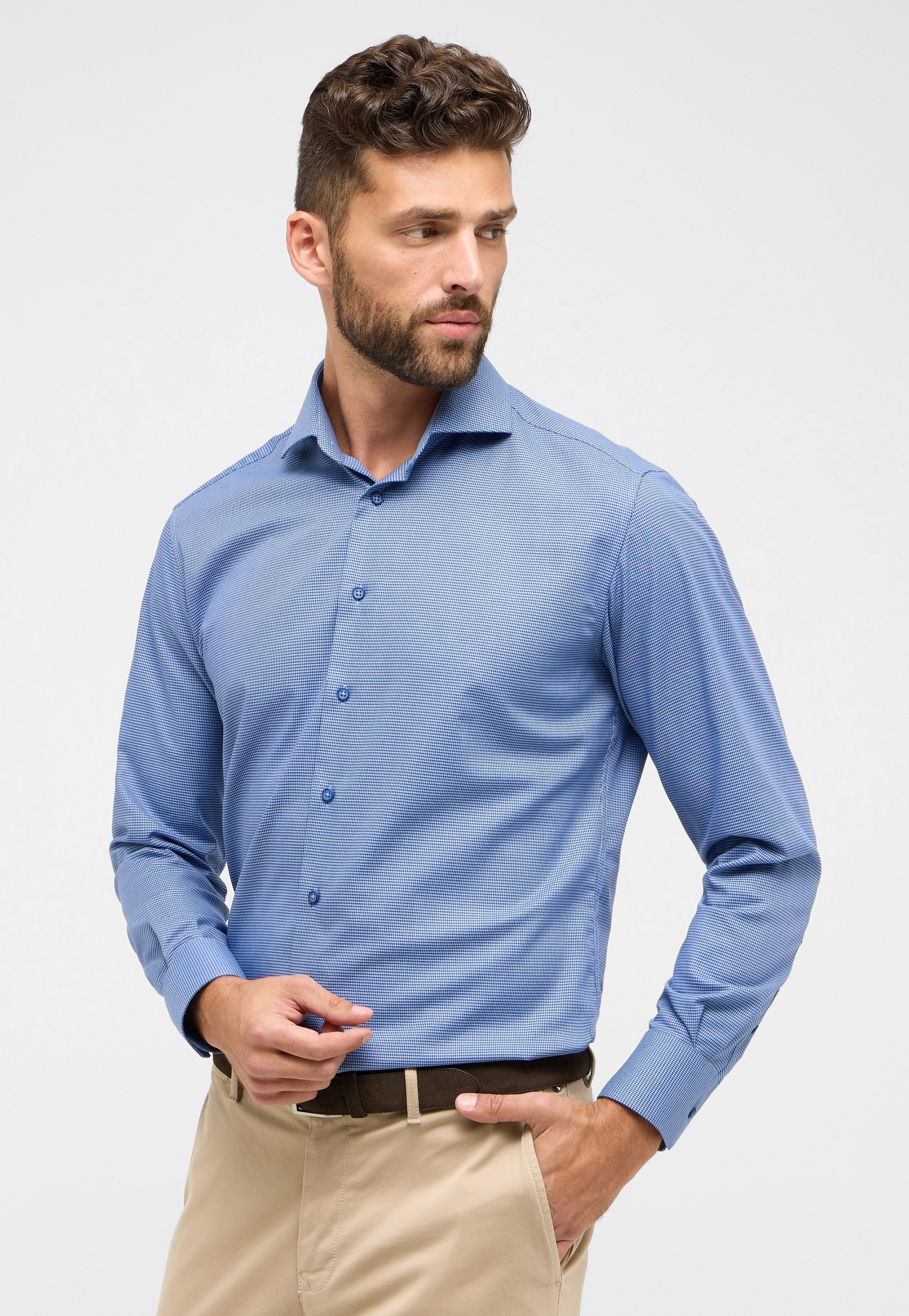 Eterna Langarmhemd "MODERN FIT", NON IRON (bügelfrei) günstig online kaufen