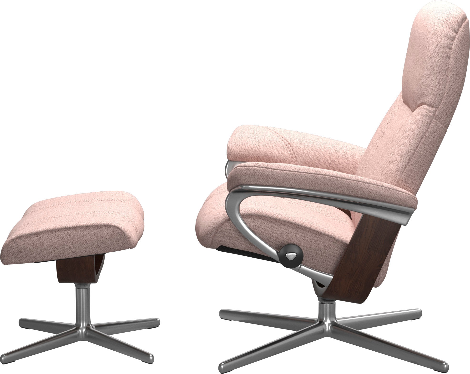 Stressless® Relaxsessel »Consul«, mit Cross Base, Größe S, M & L, Holzakzent Braun