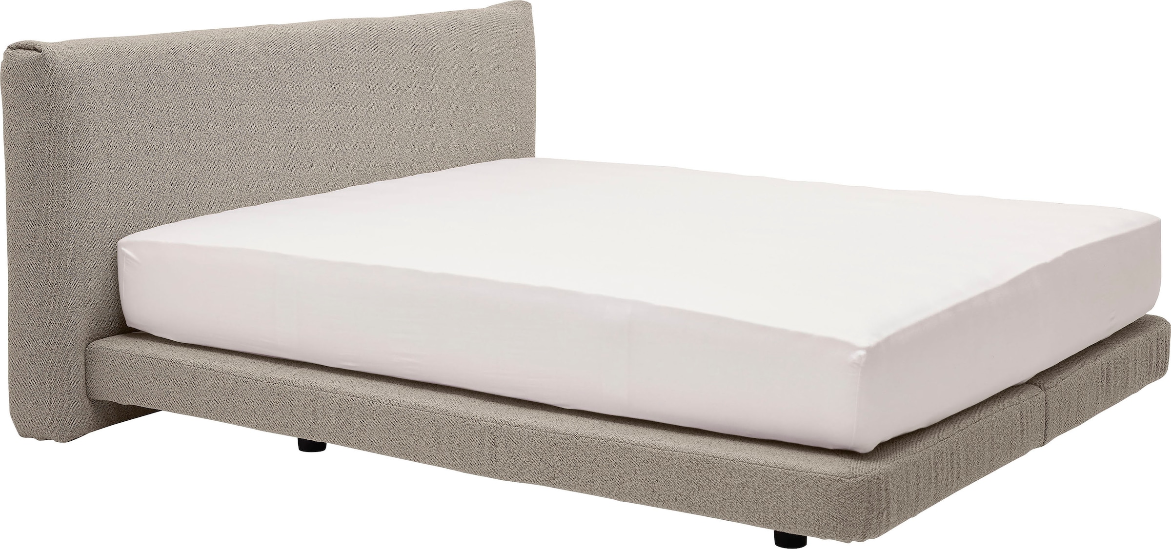 Boxspringbett »CLOUD NINE BOX«, in weichem Bouclé-Stoff, Kopfteilhöhe: 94 cm