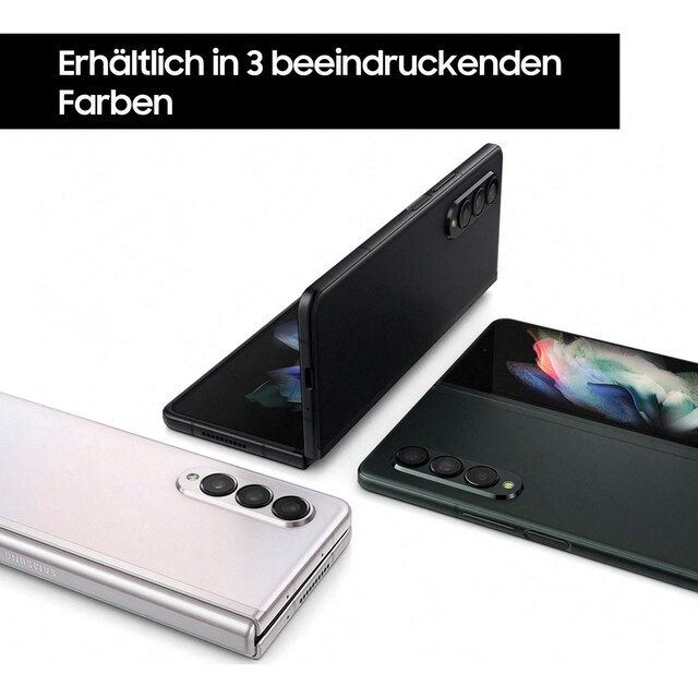 Samsung Smartphone »Galaxy Z Fold 3, 5G 256GB«, Phantom Silver, 19,19 cm/7,6  Zoll, 256 GB Speicherplatz, 12 MP Kamera | BAUR