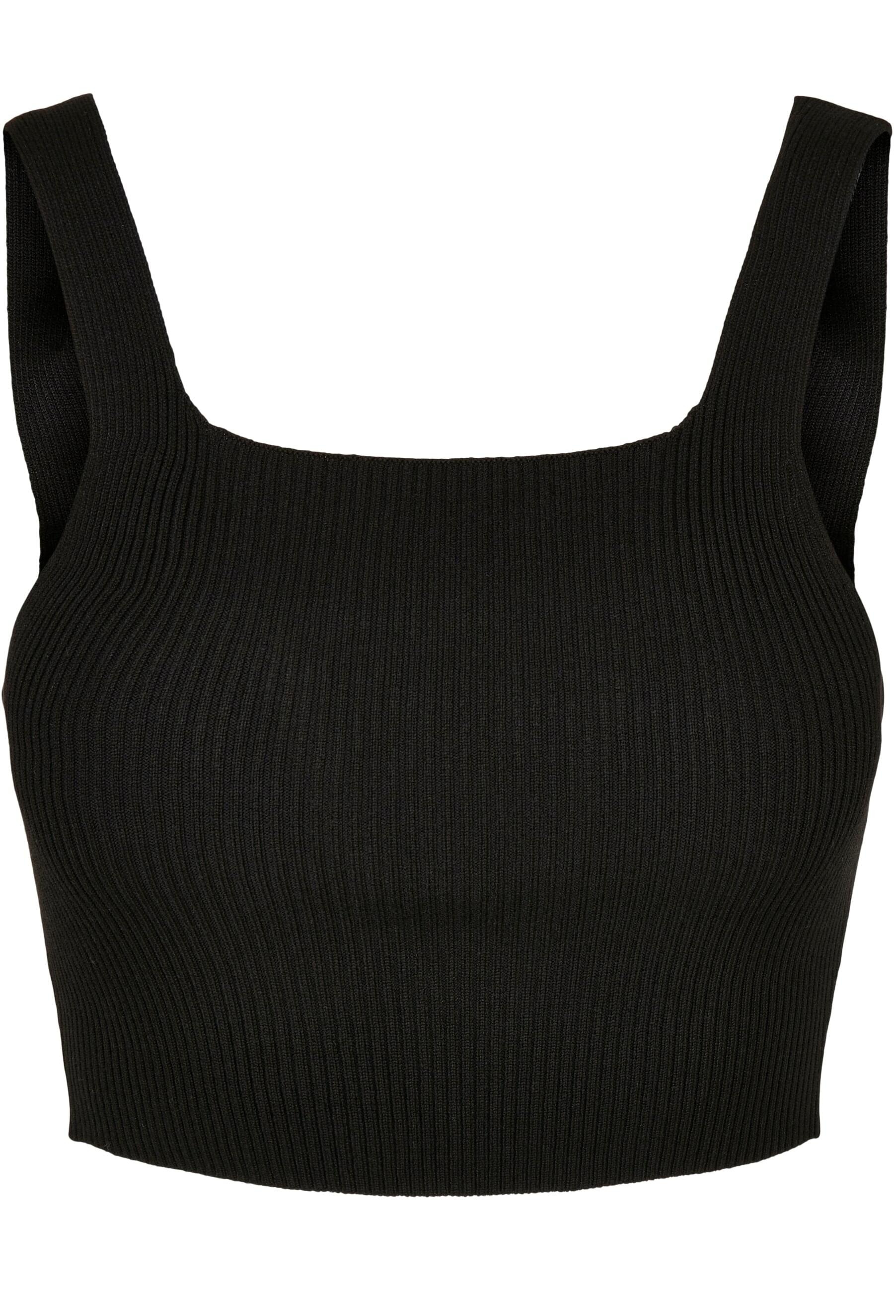 URBAN CLASSICS Muskelshirt »Urban Classics Damen Ladies Cropped Knit Top«, (1 tlg.)