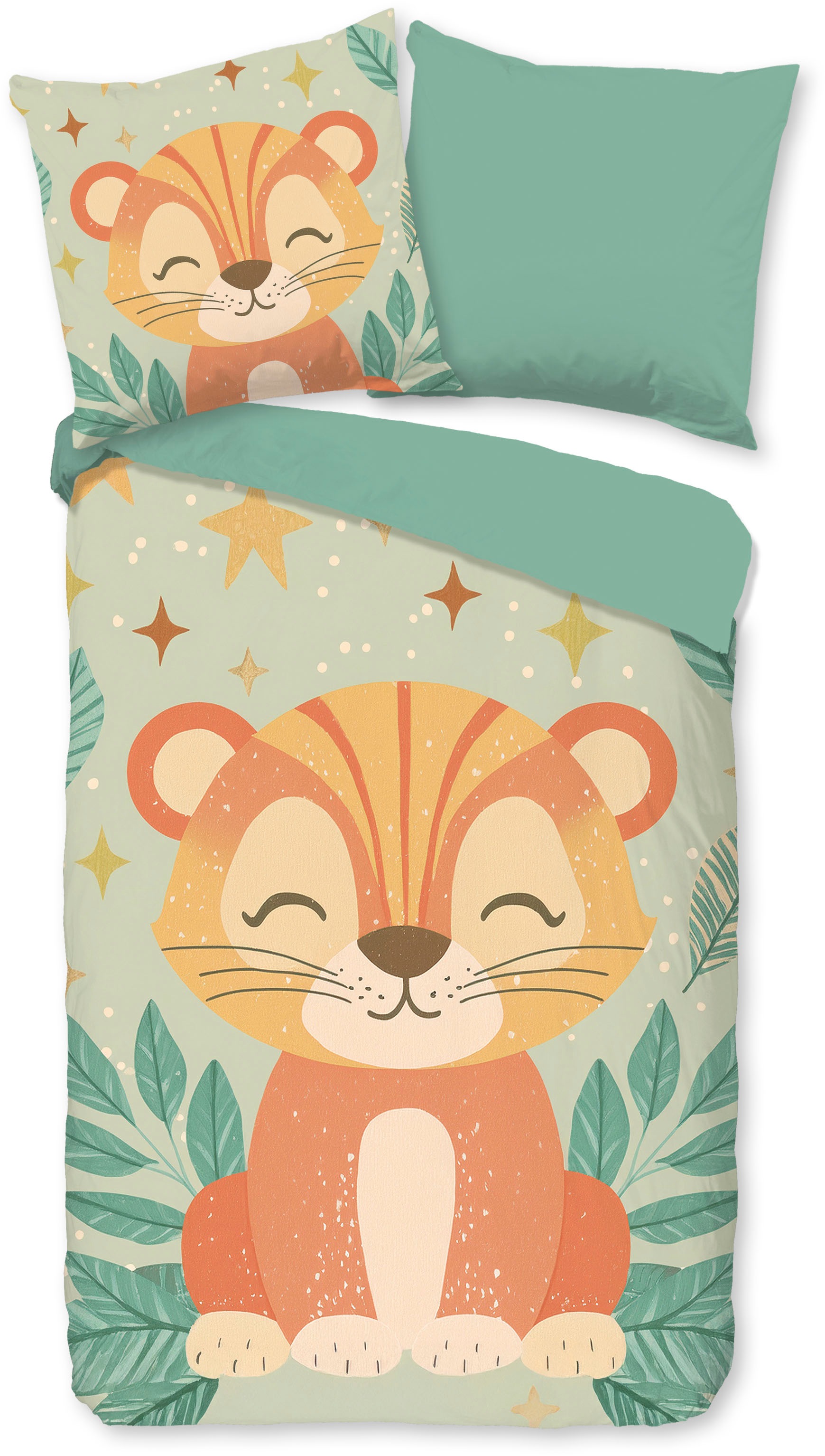 PURE luxury collection Kinderbettwäsche "Thijn" 2 Stk. tlg. Mikrofaser, 135 günstig online kaufen