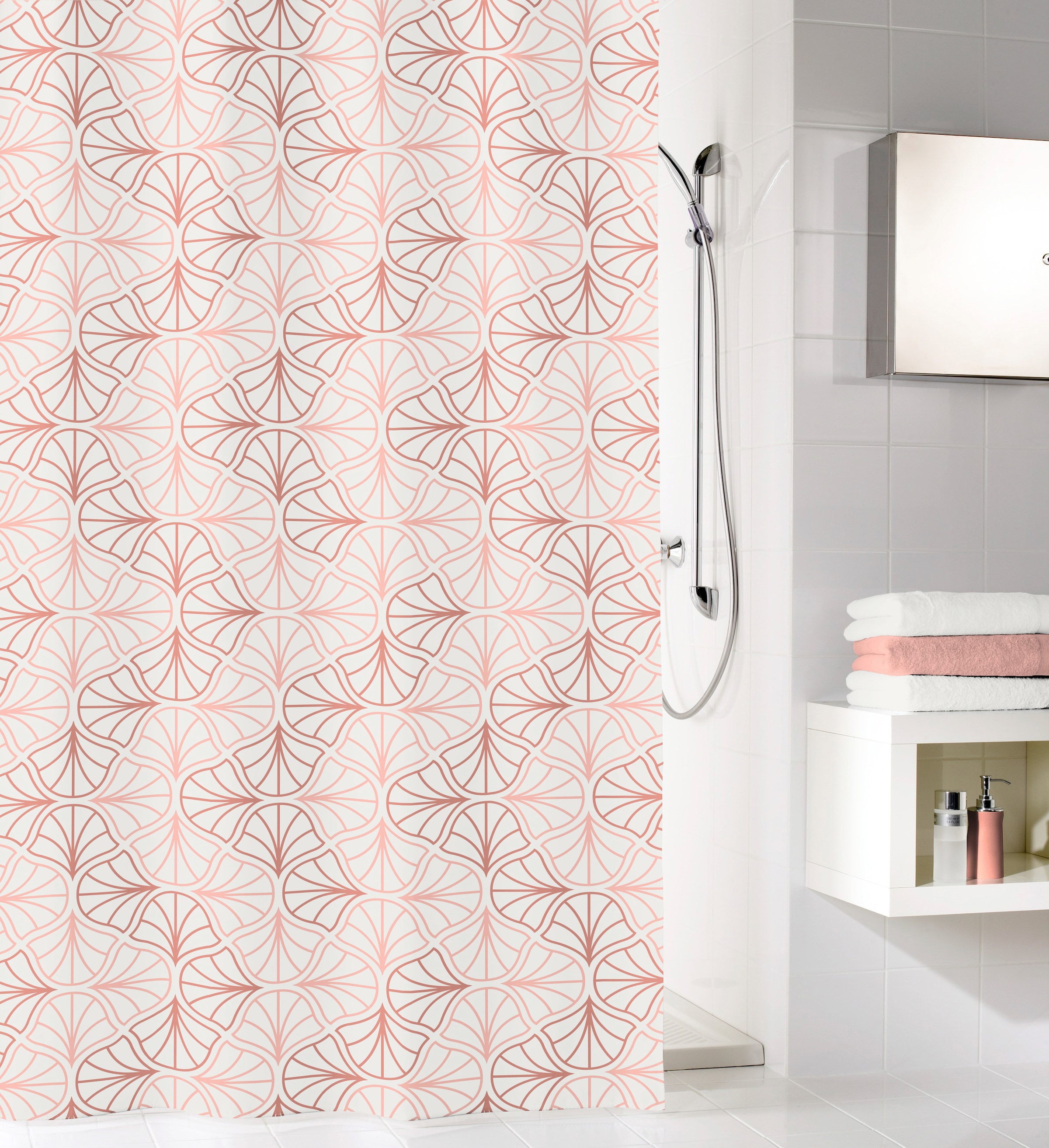 Kleine Wolke Duschvorhang "Bloom" Breite 180 cm Höhe 200 cm günstig online kaufen