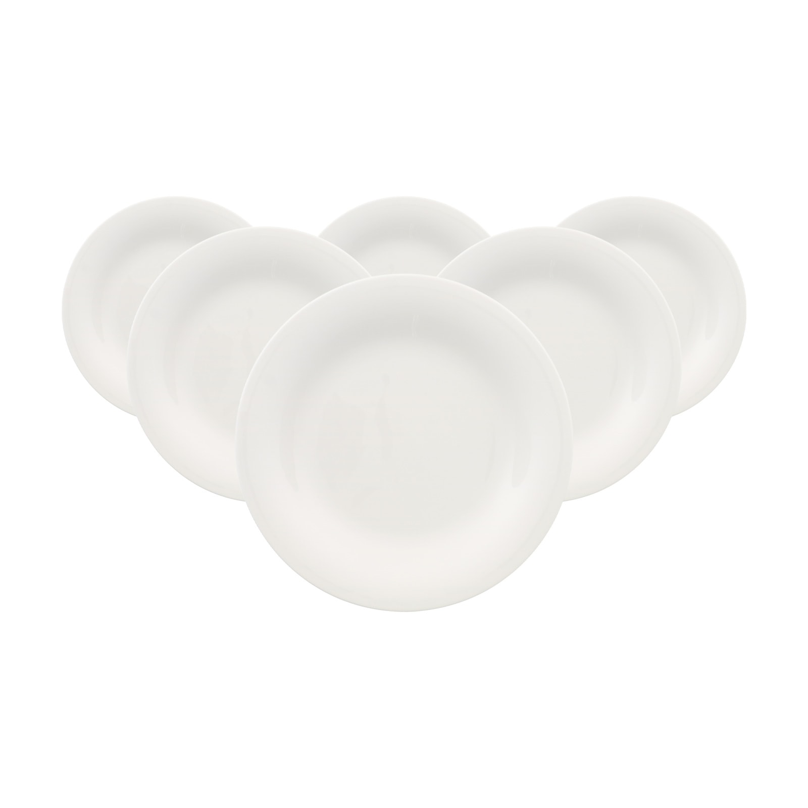 Villeroy & Boch Frühstücksteller "Frühstücksteller New Cottage Basic ø 21,5 cm 6er Set weiß"