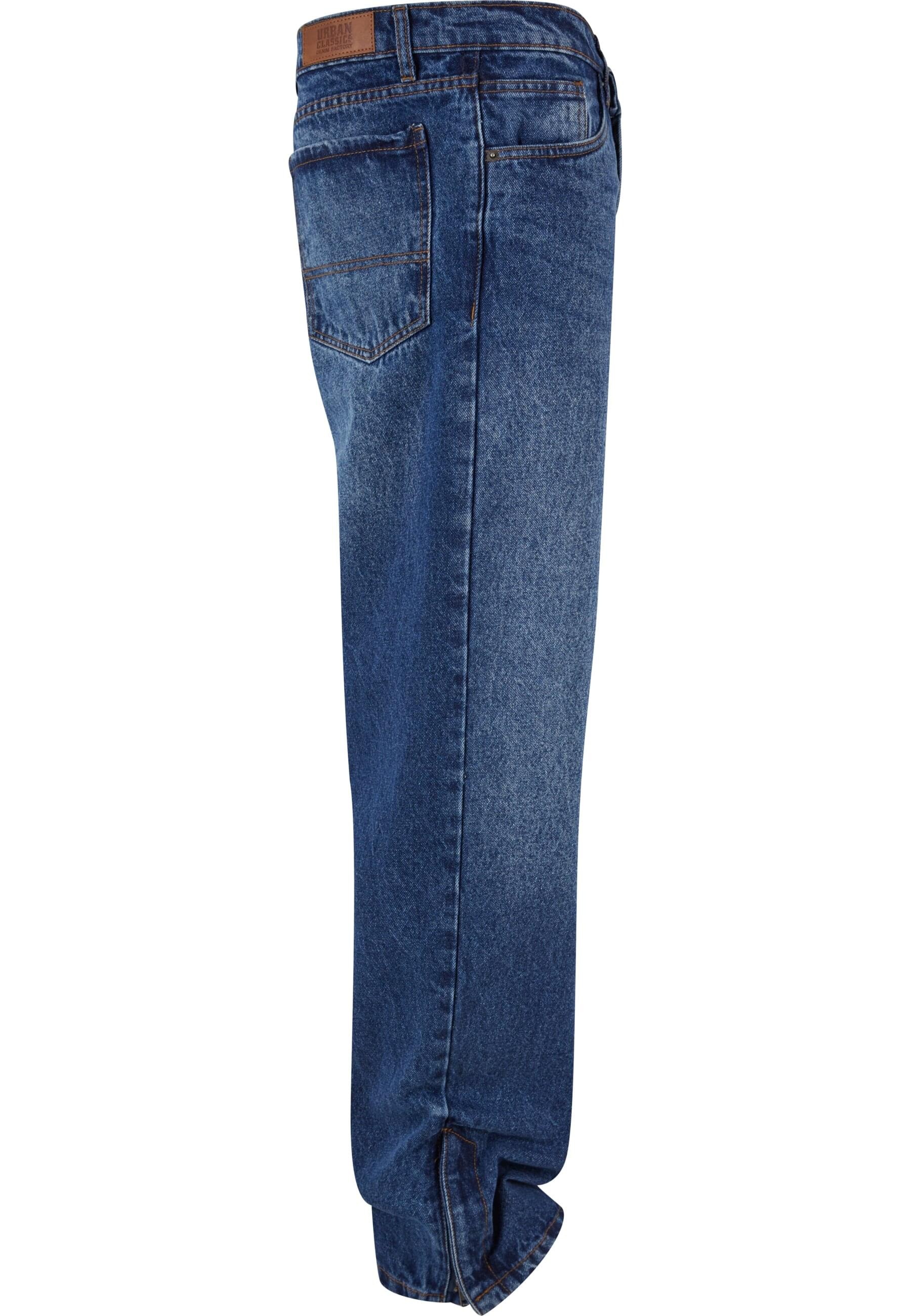 URBAN CLASSICS Bequeme Jeans »Urban Classics Herren Heavy Ounce Straight Fit Zipped Jeans«