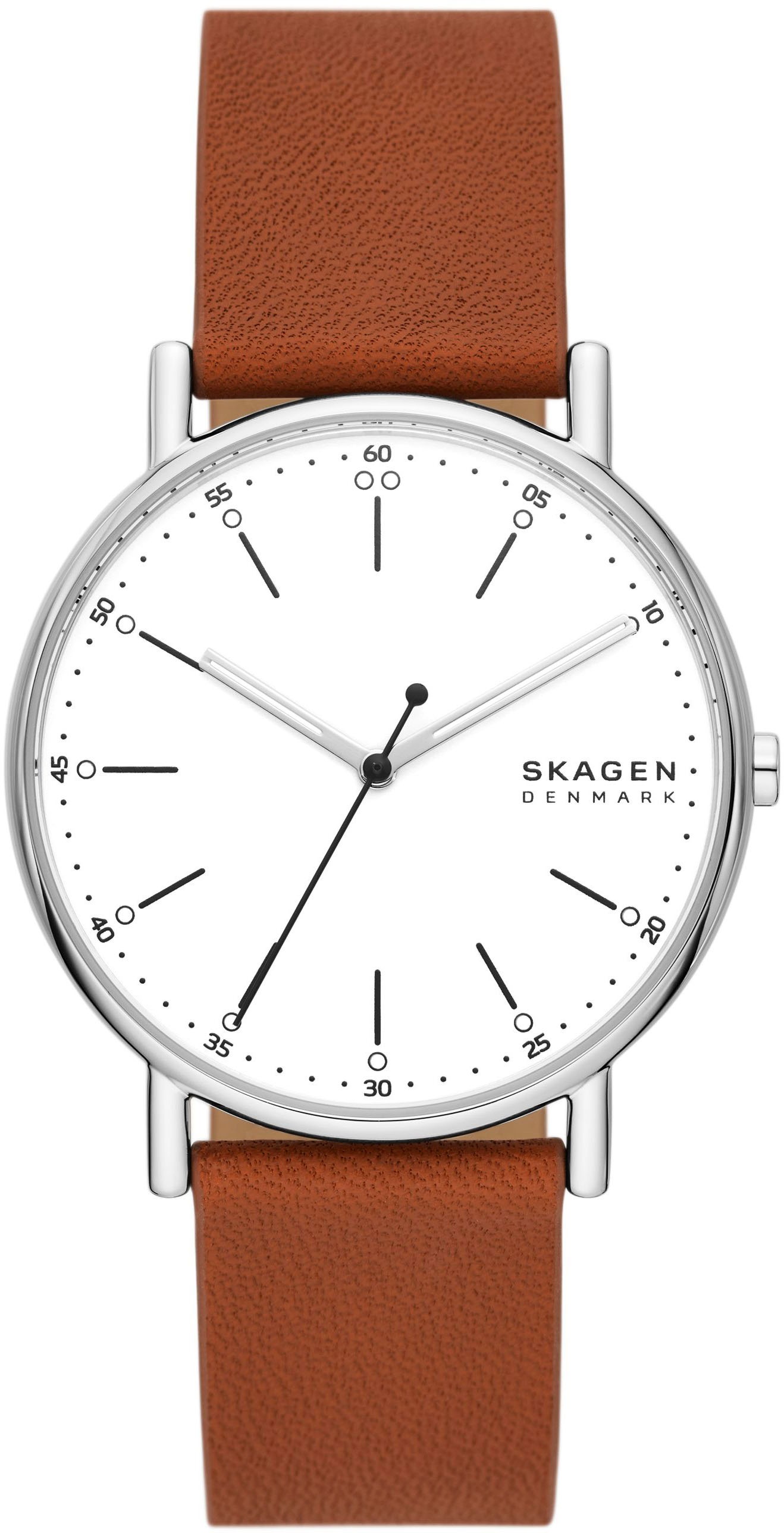 Skagen Quarzuhr »SIGNATUR, SKW6903«, Armbanduhr, Herrenuhr, analog