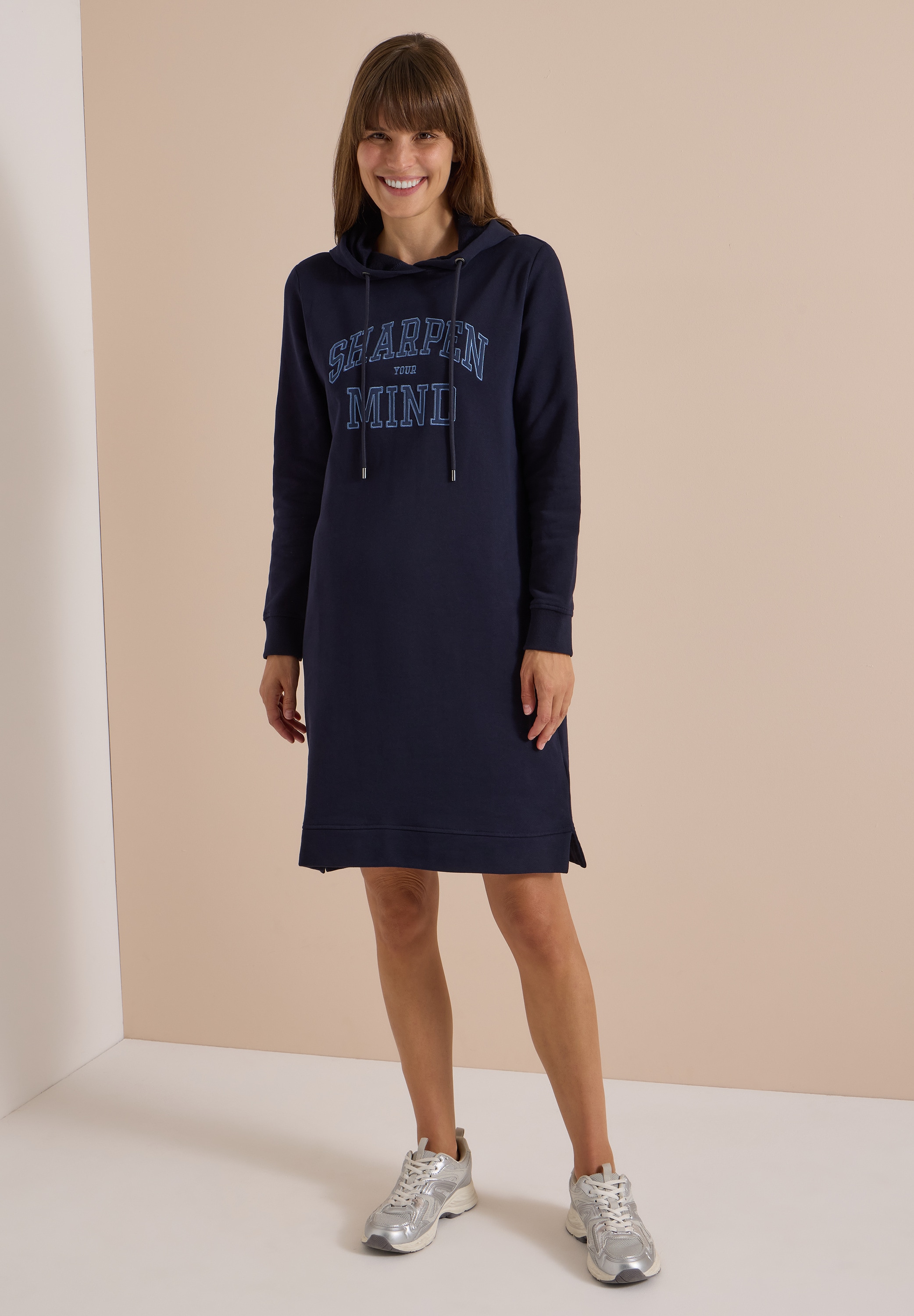 Cecil Sweatkleid Ohne Taschen aus 100% Baumwolle
