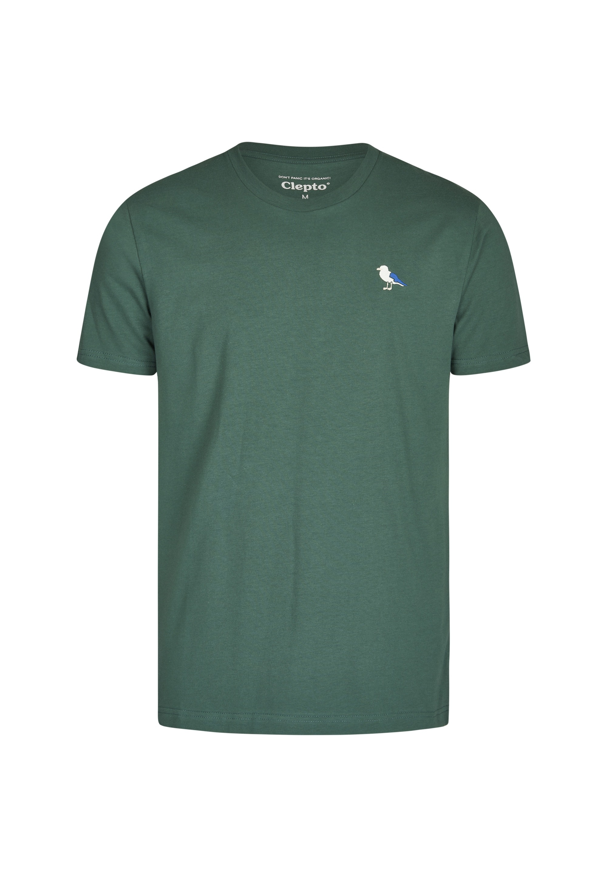 Cleptomanicx T-Shirt »Embro Gull«, (1 tlg.), mit Gull-Stickerei
