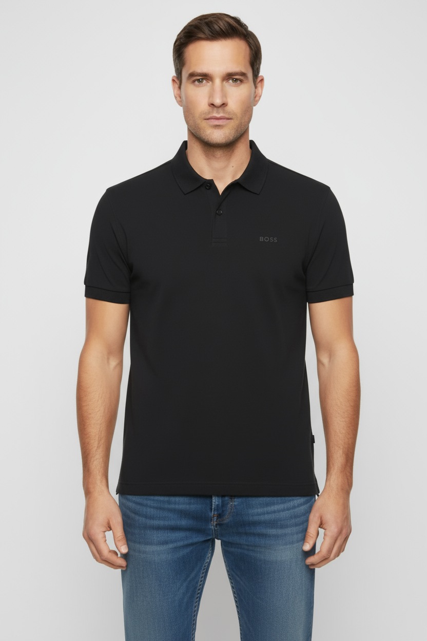 Thumbnail - BOSS GREEN Poloshirt "Pio" mit Knöpfen, regular fit, toniges Logo