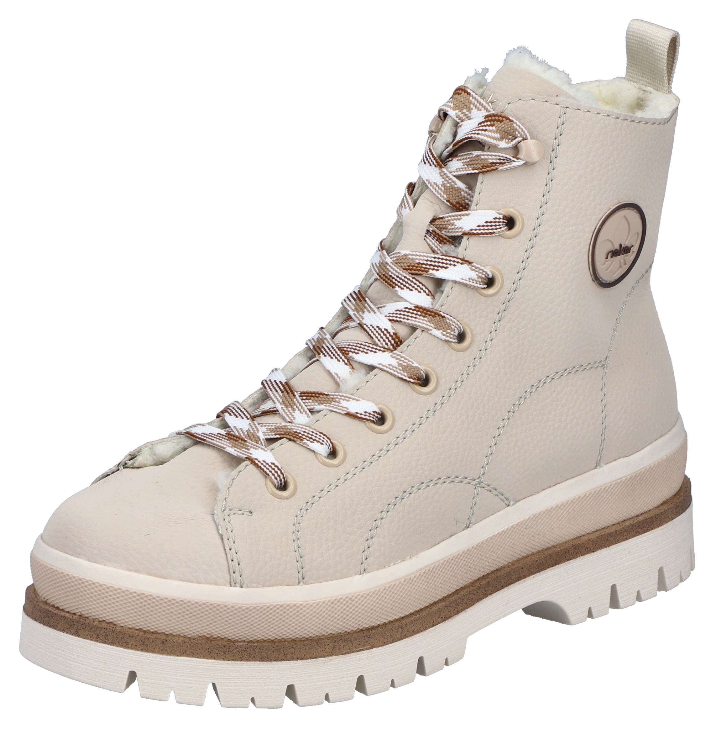 Rieker Winterstiefelette, Plateauboots, Schnürboots, Profilsohle, mit Warmf günstig online kaufen