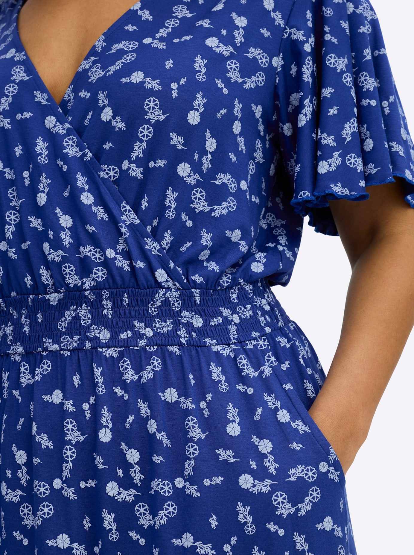 Sheego Sommerkleid »Jersey-Kleid« Eingrifftaschen