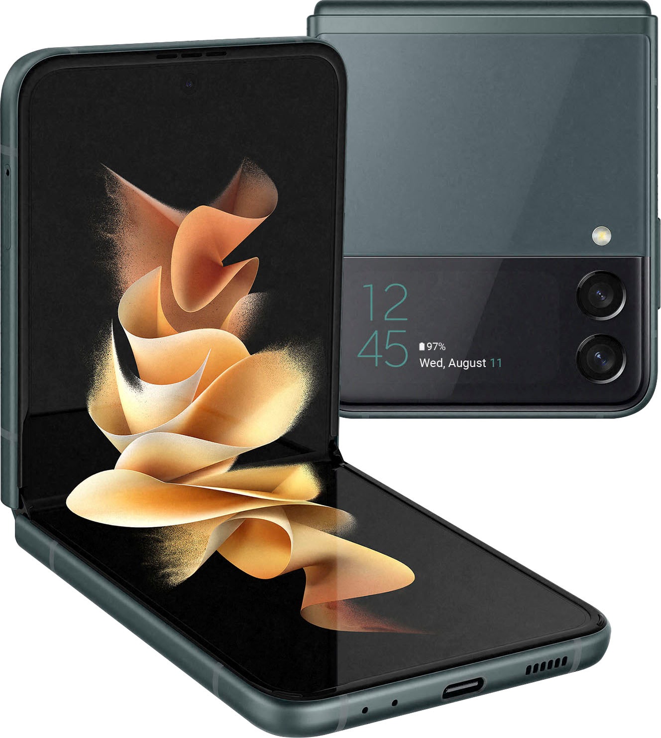 »Galaxy 256 Speicherplatz, Flip3 Samsung creme, 256GB«, | Kamera GB 12 BAUR Z Zoll, 5G, cm/6,7 Smartphone MP 17,03