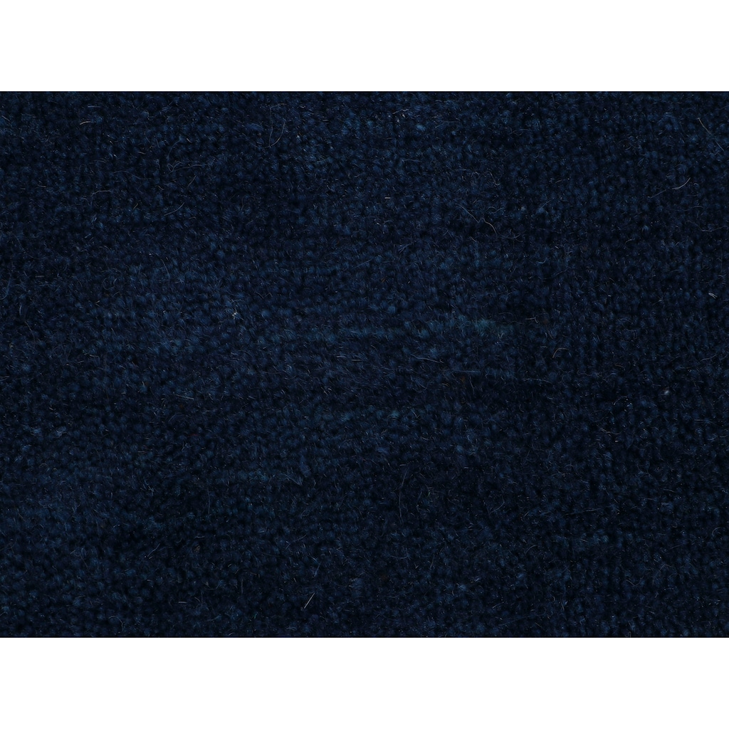 carpetfine Wollteppich »Gabbeh Uni«, rund, 15 mm Höhe, reine Wolle, handgewebt, Gabbeh Tiermotiv, Wohnzimmer, Schlafzimmer, warmes Raumklima