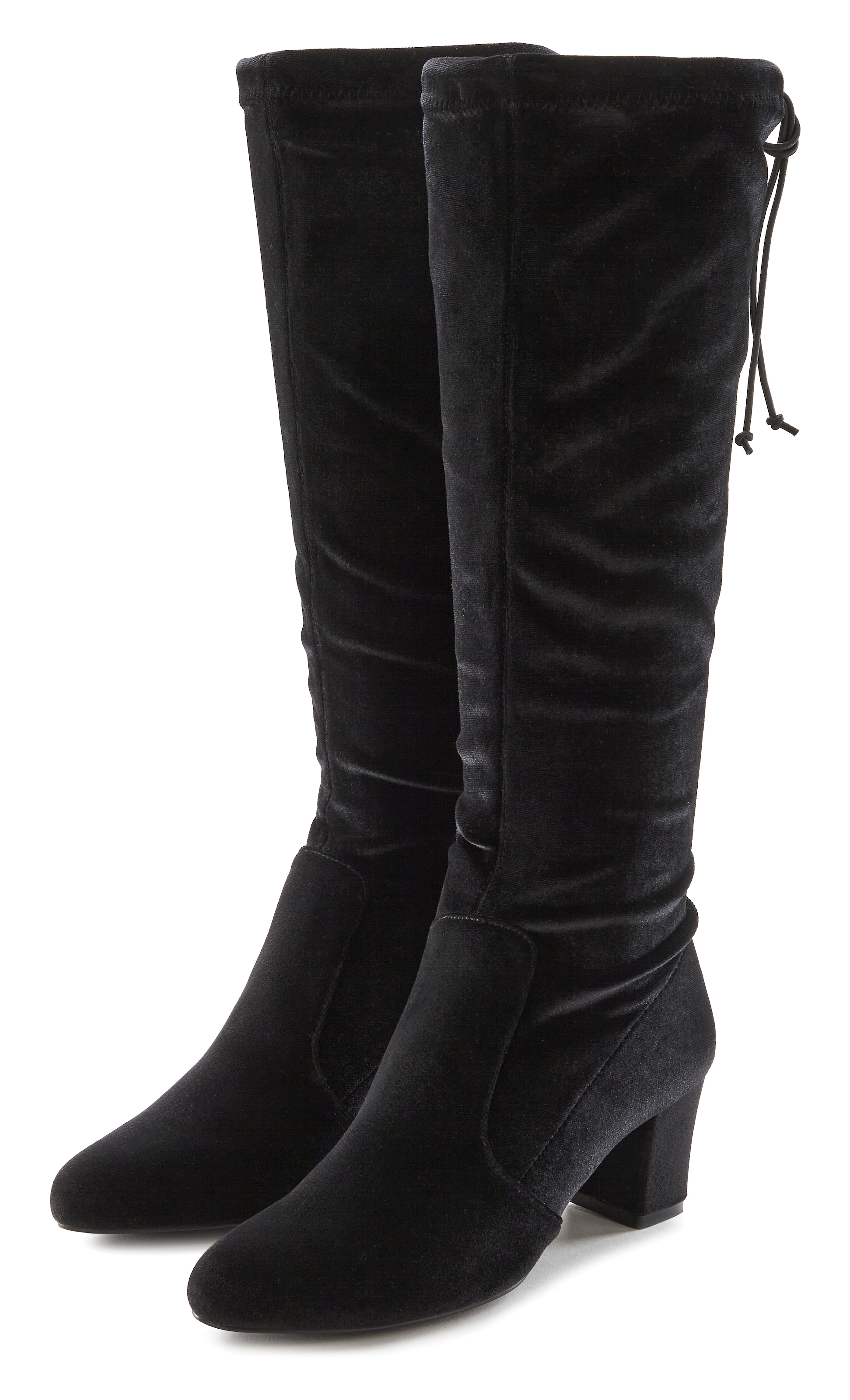 LASCANA Belle Affaire Stiefel, Langer Stiefel, Stiefelette, Blockabsatz