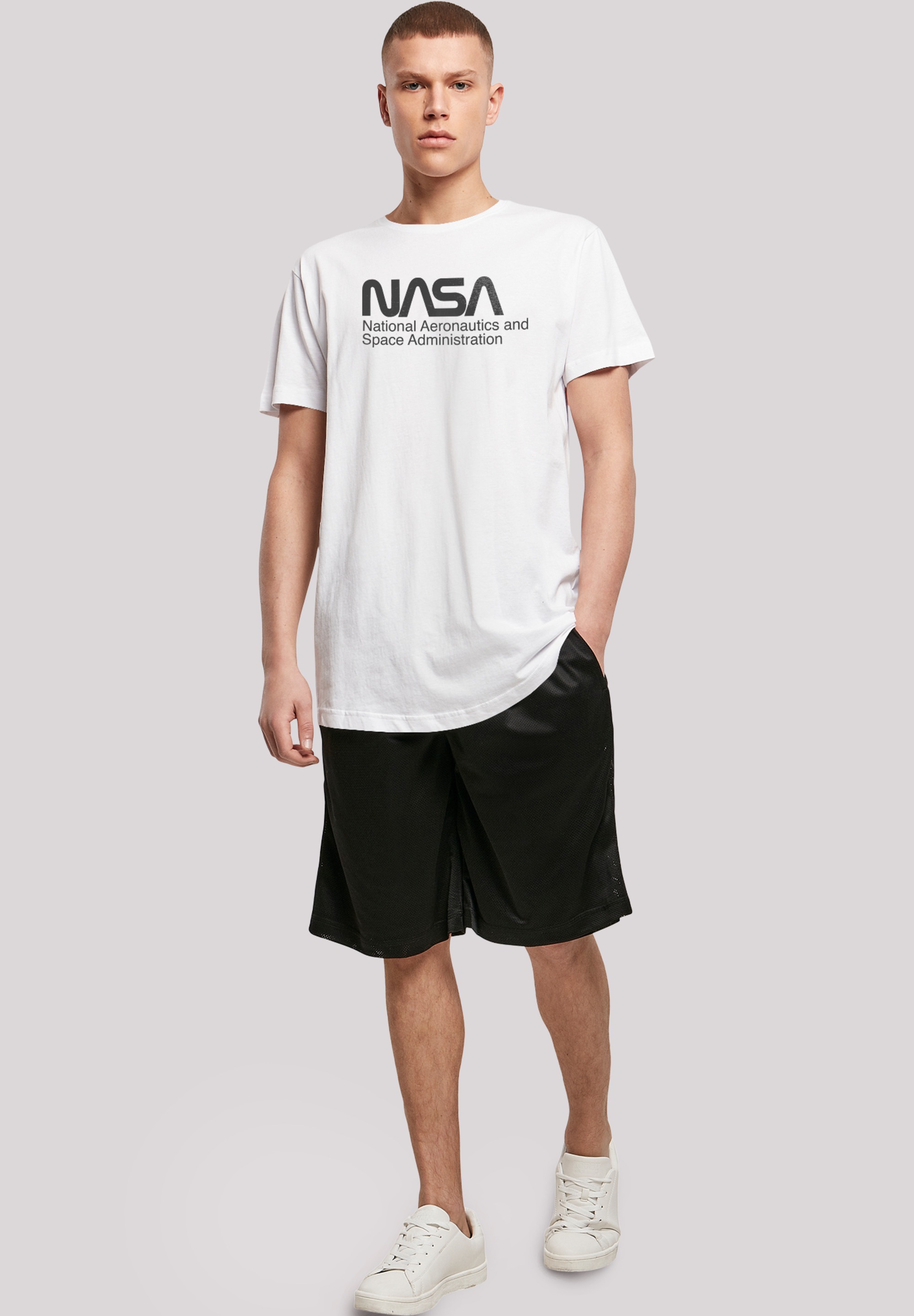 F4NT4STIC T-Shirt »NASA Logo One Tone«, Print