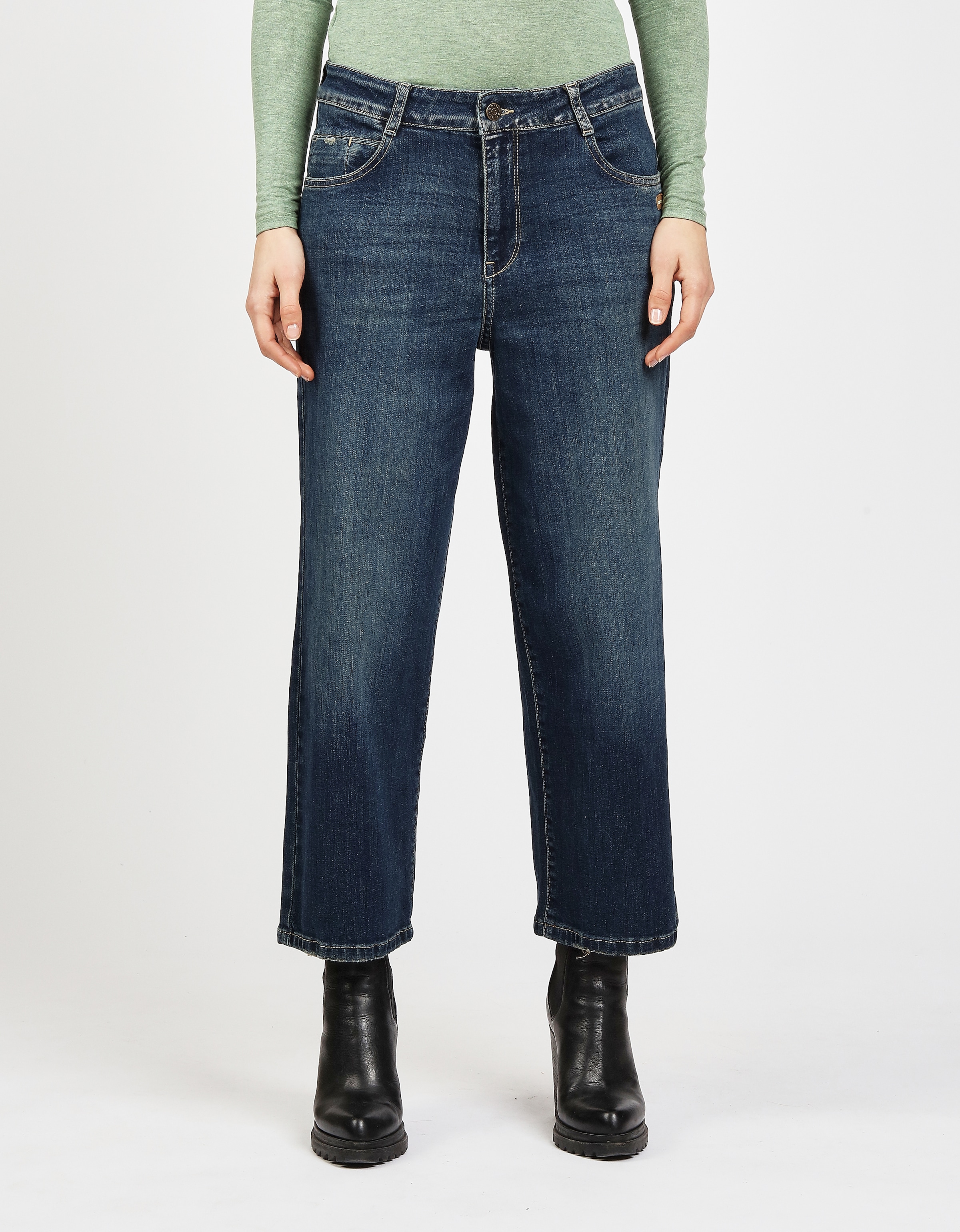 GANG Weite Jeans "94CAROL", in leichter Sommer-Qualität günstig online kaufen