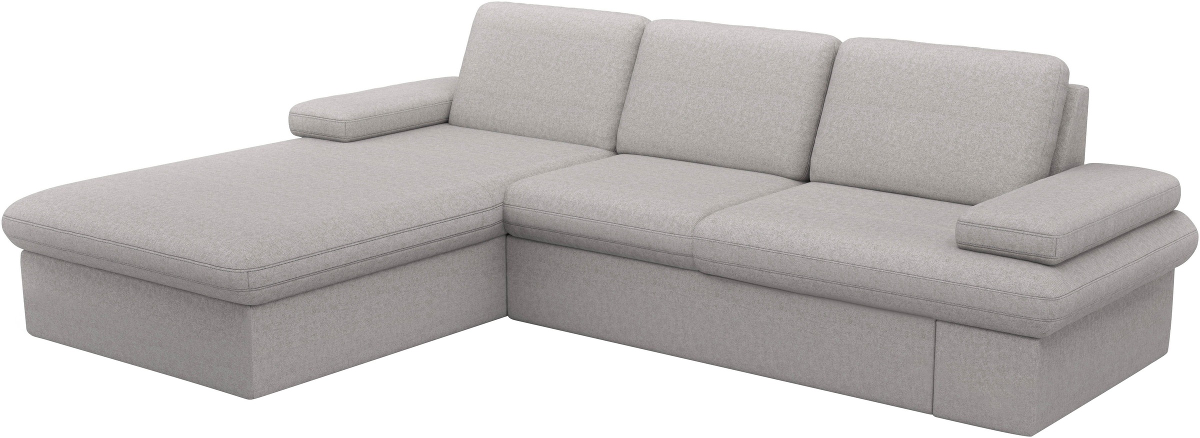 sit&more Ecksofa »Moreno L-Form, B: 247 cm« mit Armteilverstellung, optional Bettfunktion