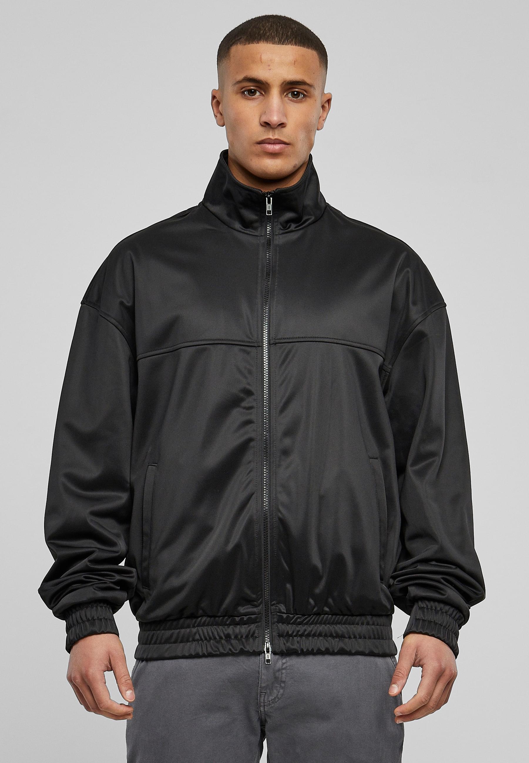 URBAN CLASSICS Trainingsjacke »Urban Classics Herren Classic Track Jacket«, (1 St.), ohne Kapuze