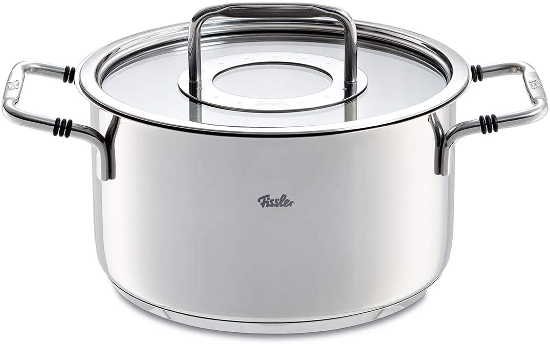 Fissler Kochtopf »Bonn Boden, Glas-Deckel«, Glas-Deckel in Germany, Induktion Herdarten, Kochtopf tlg.), BAUR superthermic Edelstahl | (2 18/10, Made mit