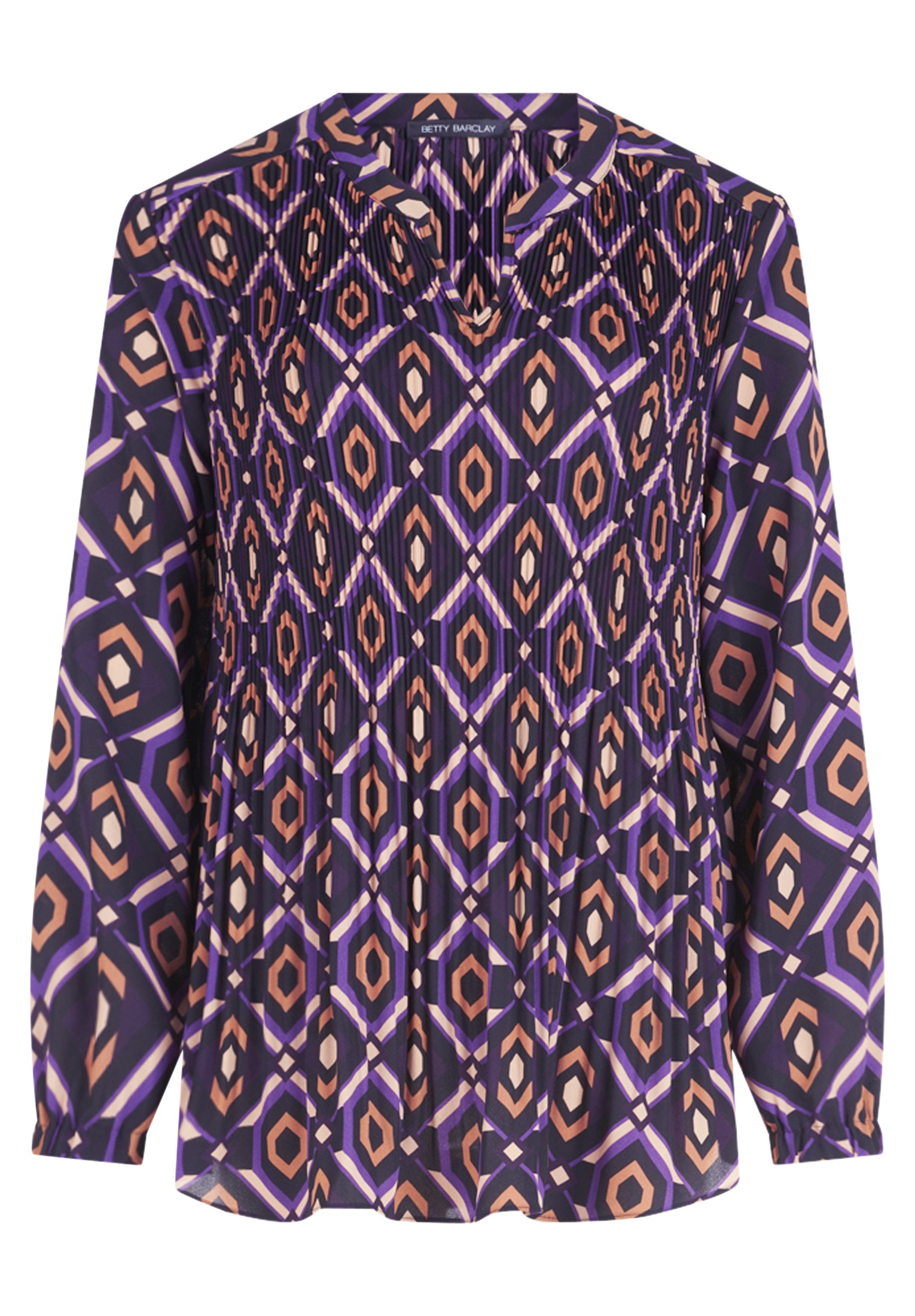 Betty Barclay Schlupfbluse "Betty Barclay Damen Schlupfbluse mit Plissee" günstig online kaufen