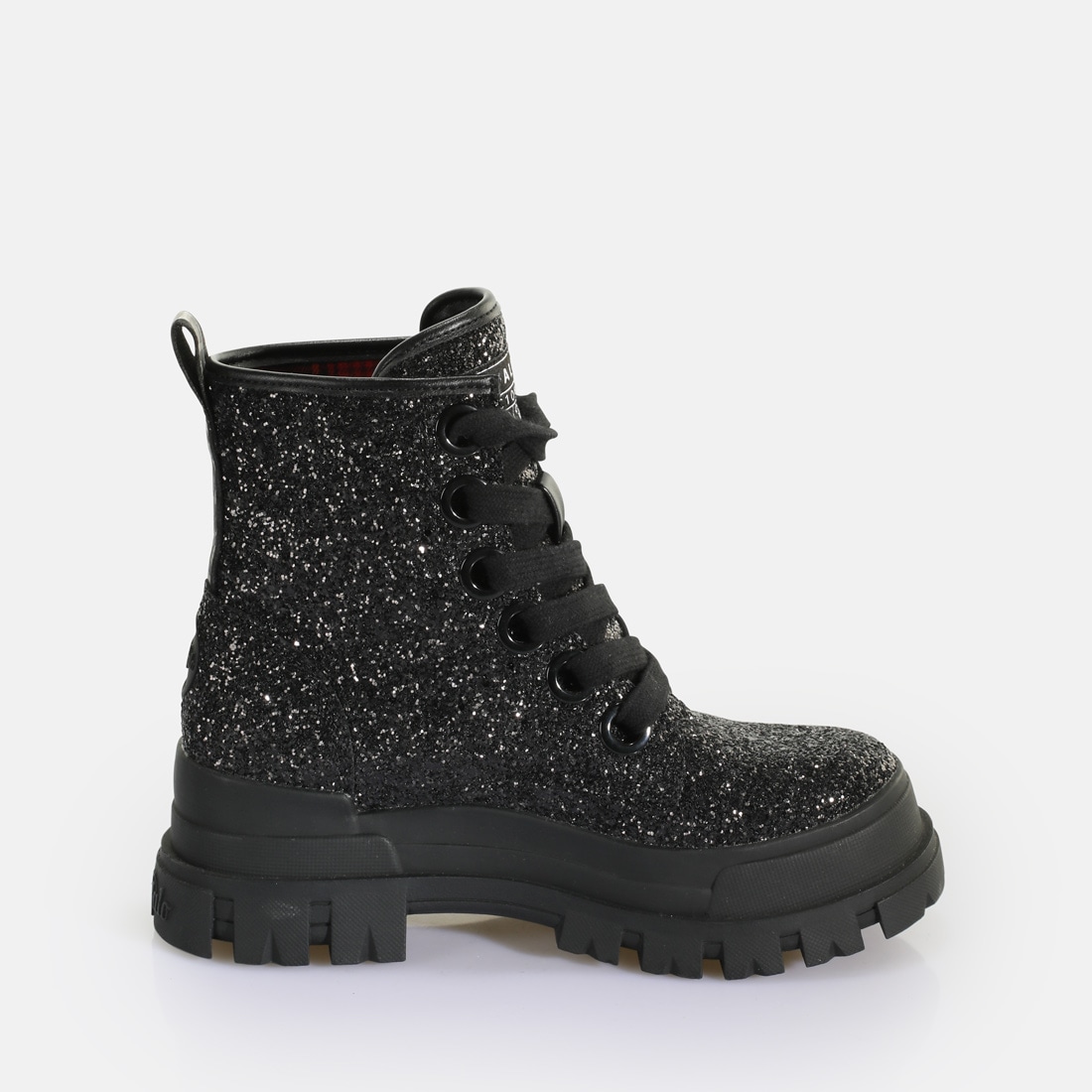 Buffalo Schnürboots »ASPHA LACEUP HI«  Plateauboots, Schnürstiefelette mit stylischem Glitterbesatz