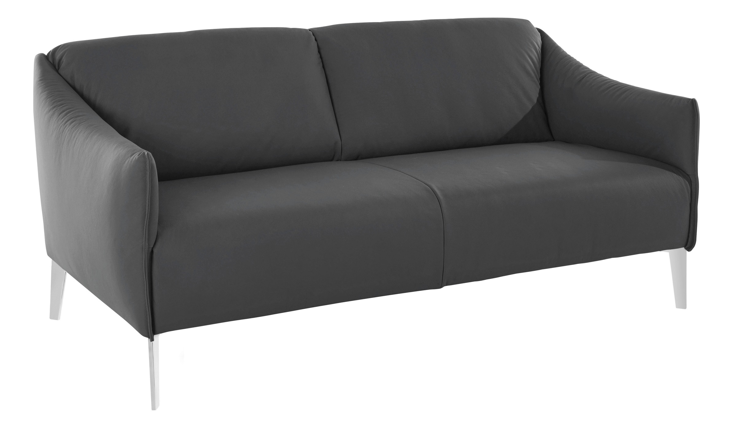W.SCHILLIG 2,5-Sitzer »sally«, mit Metall-Winkelfüßen in Chrom glänzend, Breite 174 cm