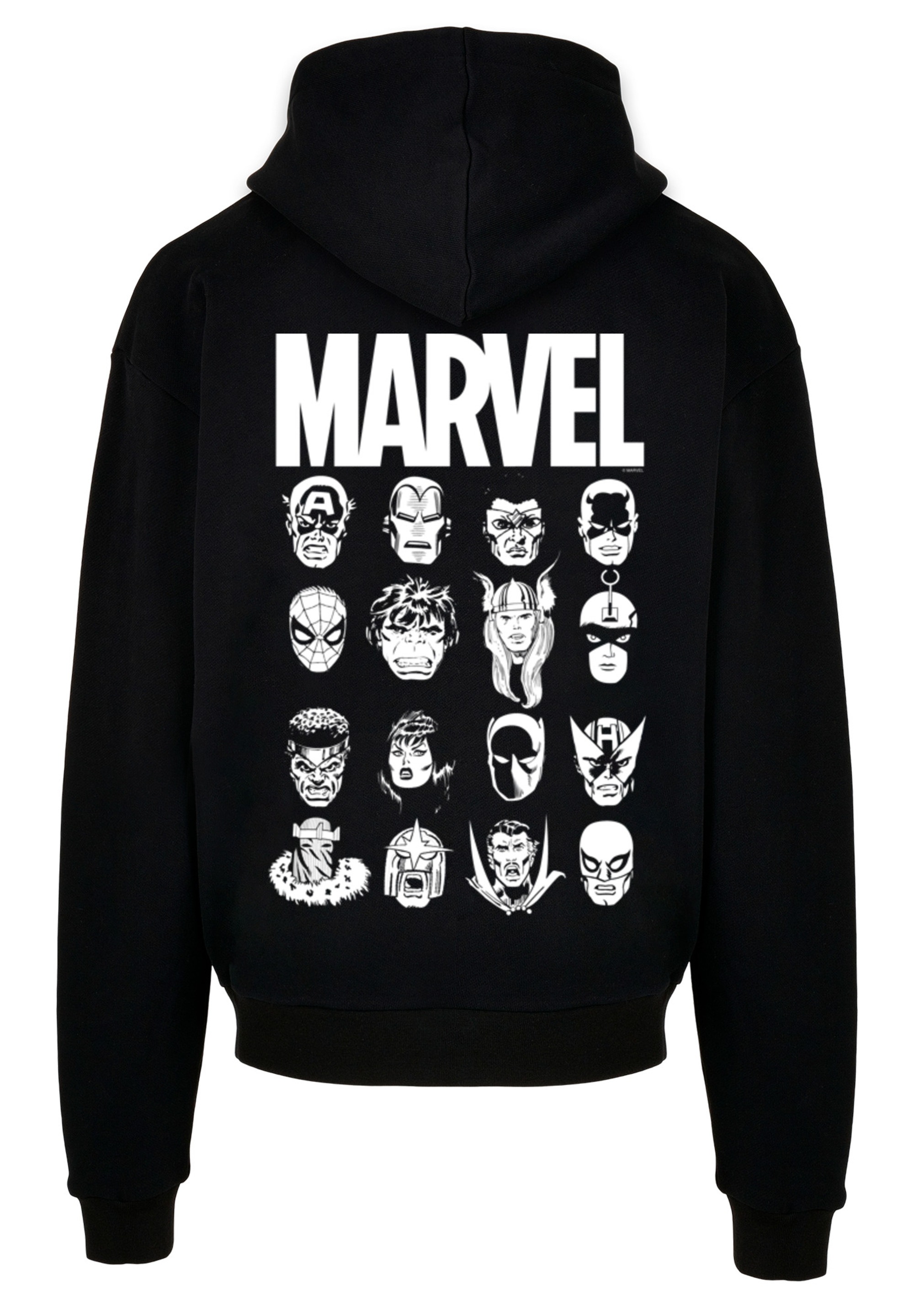 F4NT4STIC Kapuzenpullover "Marvel Comics Superhelden Heads", Print günstig online kaufen