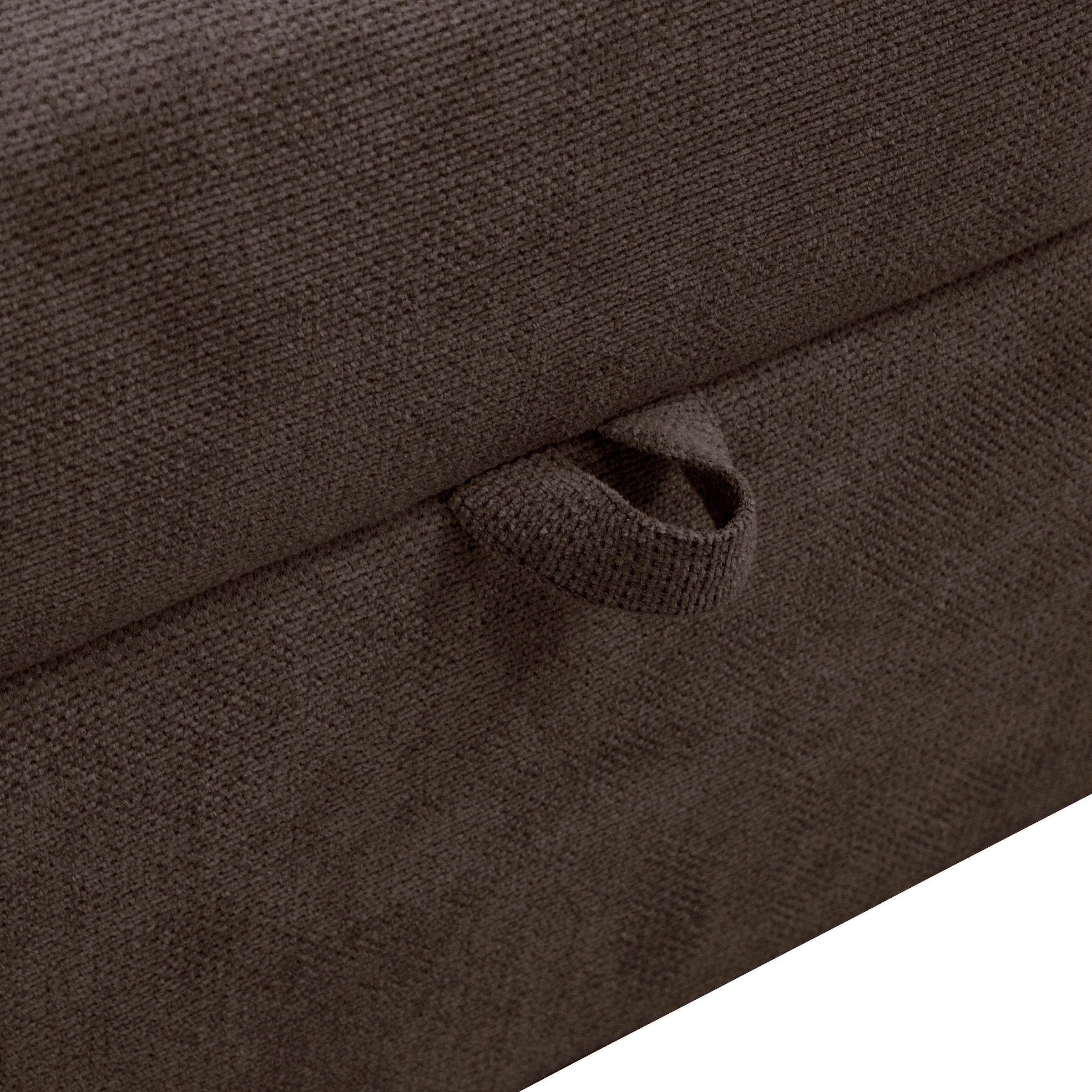 alina Schlafsofa »Marla« inkl. Stauraum & 2 Rückenkissen, Armlehne wahlweise links oder rechts