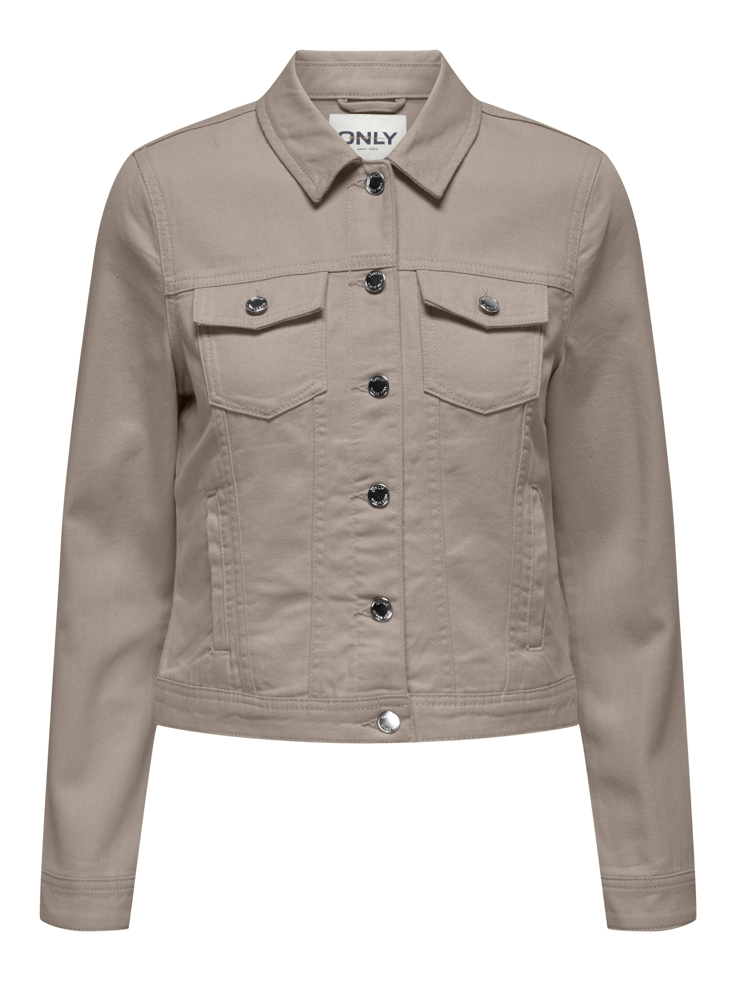 ONLY Jeansjacke "ONLTIA L/S COLORED JACKET PNT RP", mit durchgehender Knopf günstig online kaufen