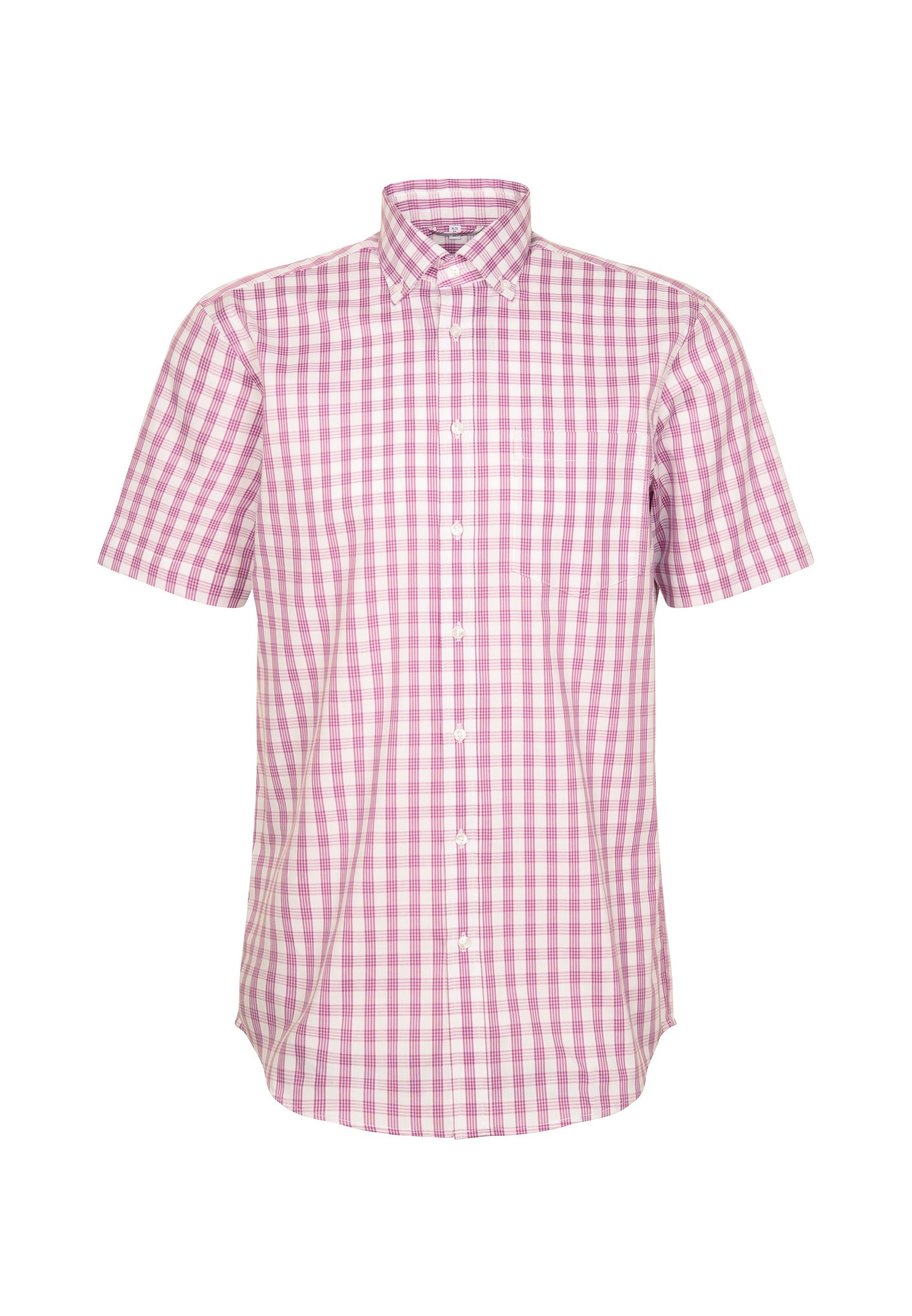 seidensticker Businesshemd »Regular«, Regular Kurzarm Button-Down-Kragen Karo