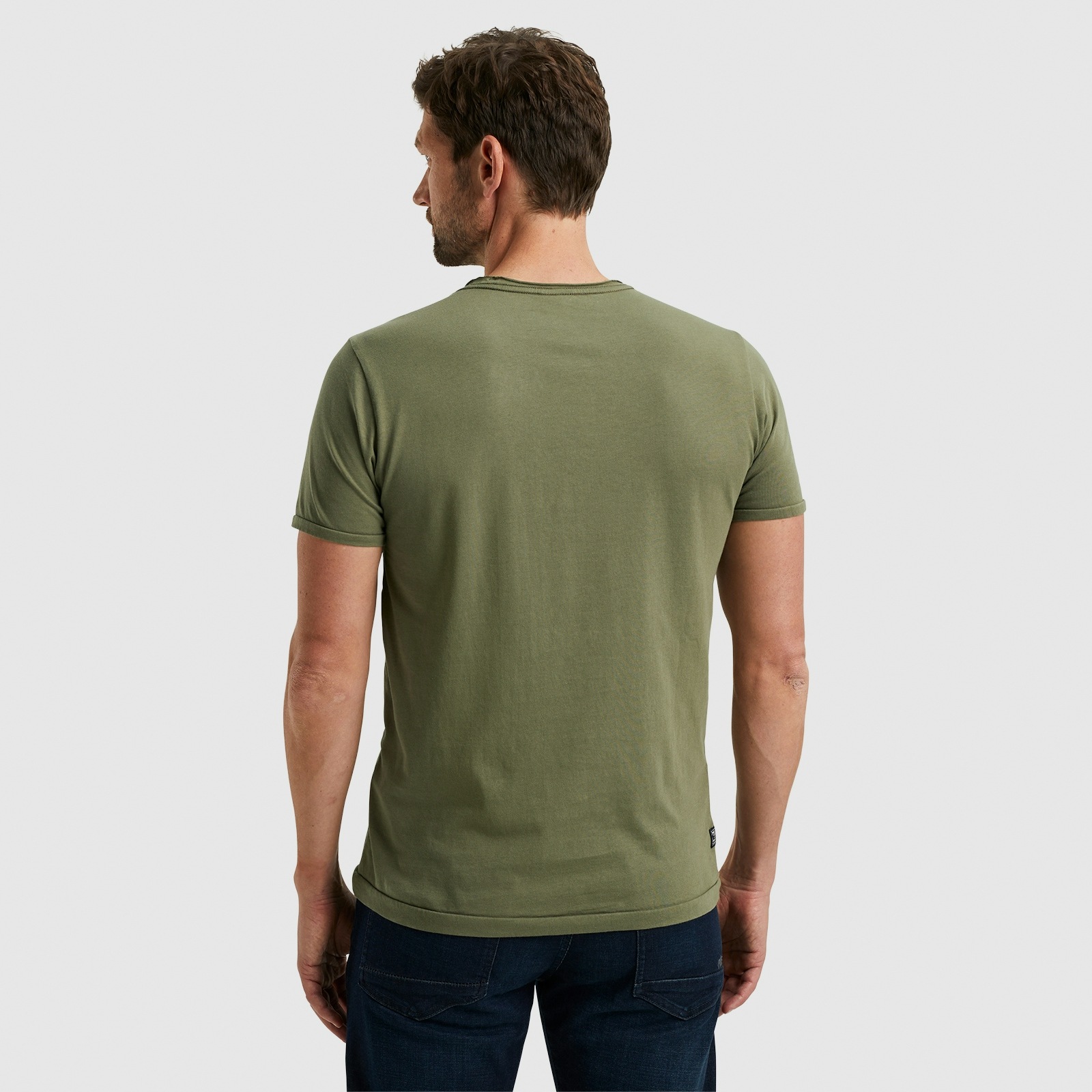 PME LEGEND T-Shirt, mit eingefasstem Rundhalsausschnitt mit Rollkante günstig online kaufen