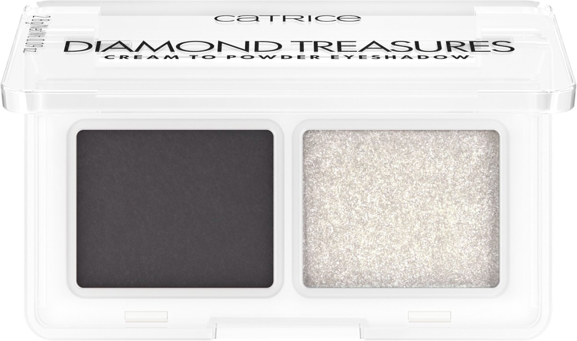 Catrice Lidschatten-Palette »Diamond Treasures Cream to Powder Eyeshadow«, (Set, 3 tlg.), Seidige Textur für müheloses Verblenden und makellosen Halt