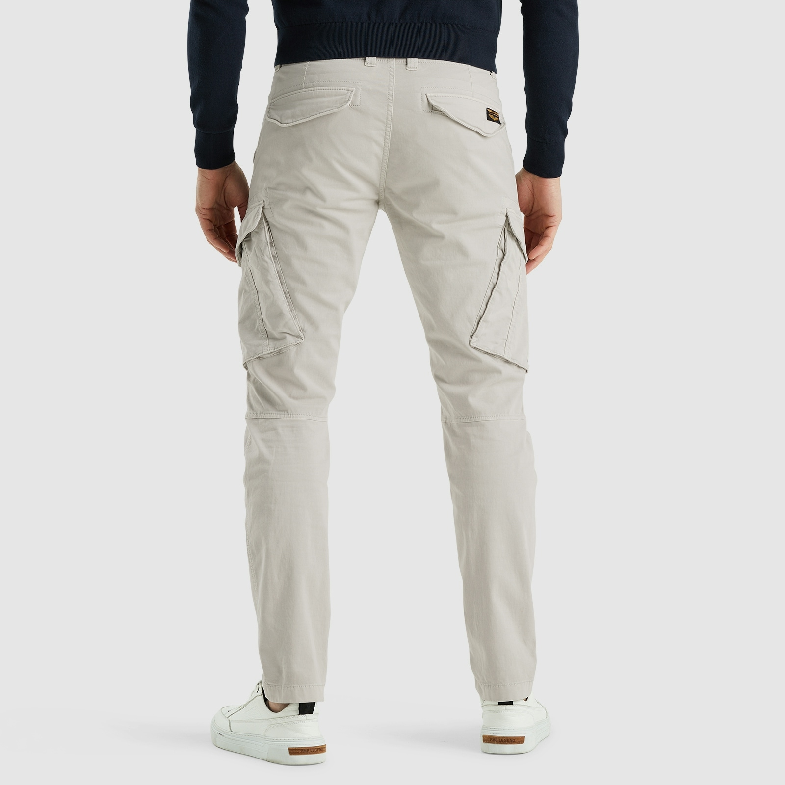 PME LEGEND Cargohose »Nordrop Stretch Twill«  mit Logo Stickerei