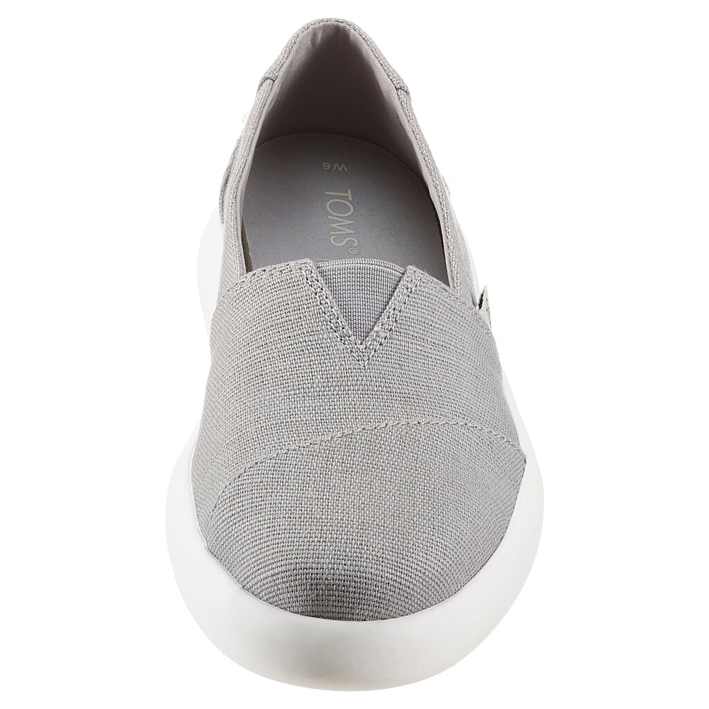 Marken Toms TOMS Slipper »ALPARGATA MALLOW«, mit praktischem Wechselfußbett grau Marken Toms TOMS Slipper »ALPARGATA MALLOW«, mit praktischem Wechselfußbett grau