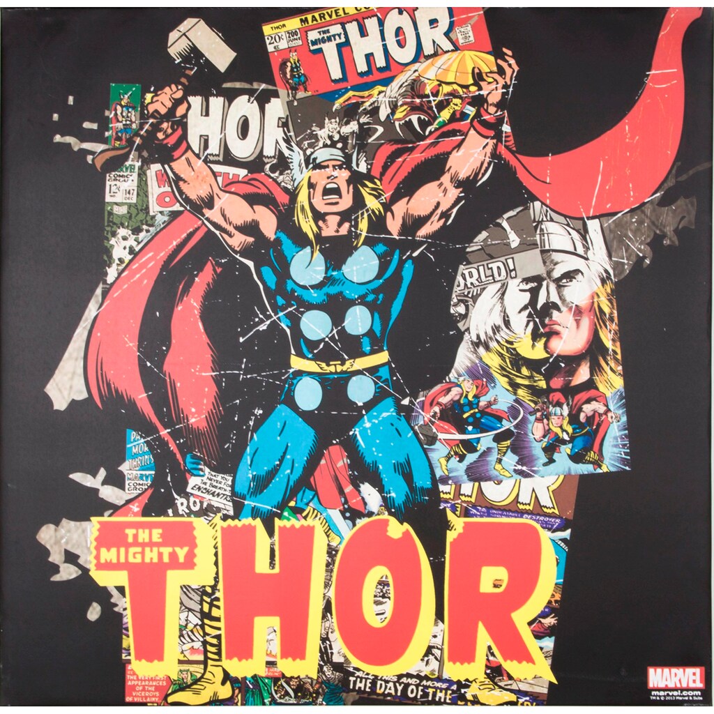 MARVEL Leinwandbild »The Mighty Thor«, (1 St.)