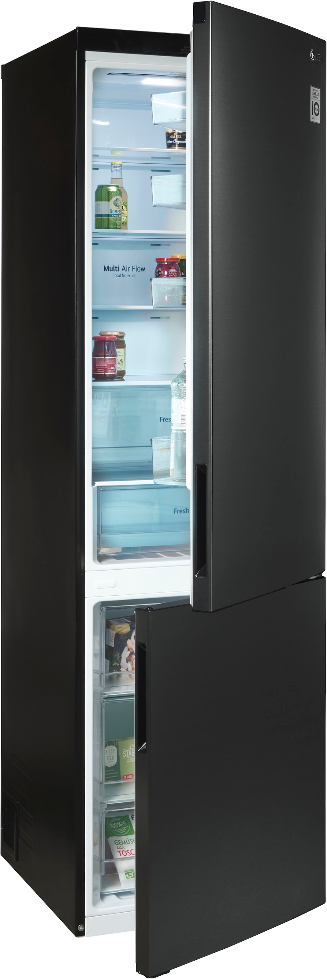 LG Kühl-/Gefrierkombination Serie 6 "GBP62MCNAC" 203 cm hoch 59,5 cm breit günstig online kaufen