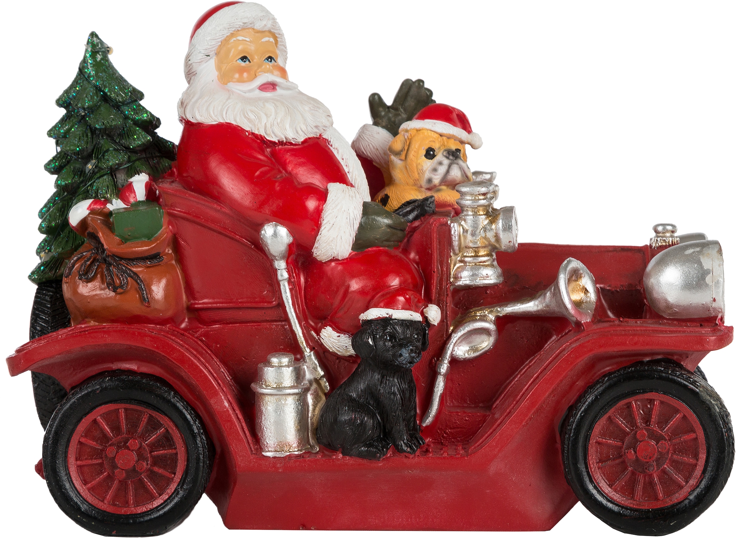 Myflair Möbel & BAUR rot«, Accessoires Höhe ca. | 18 im Auto, bestellen »Weihnachtsdeko Weihnachtsfigur cm