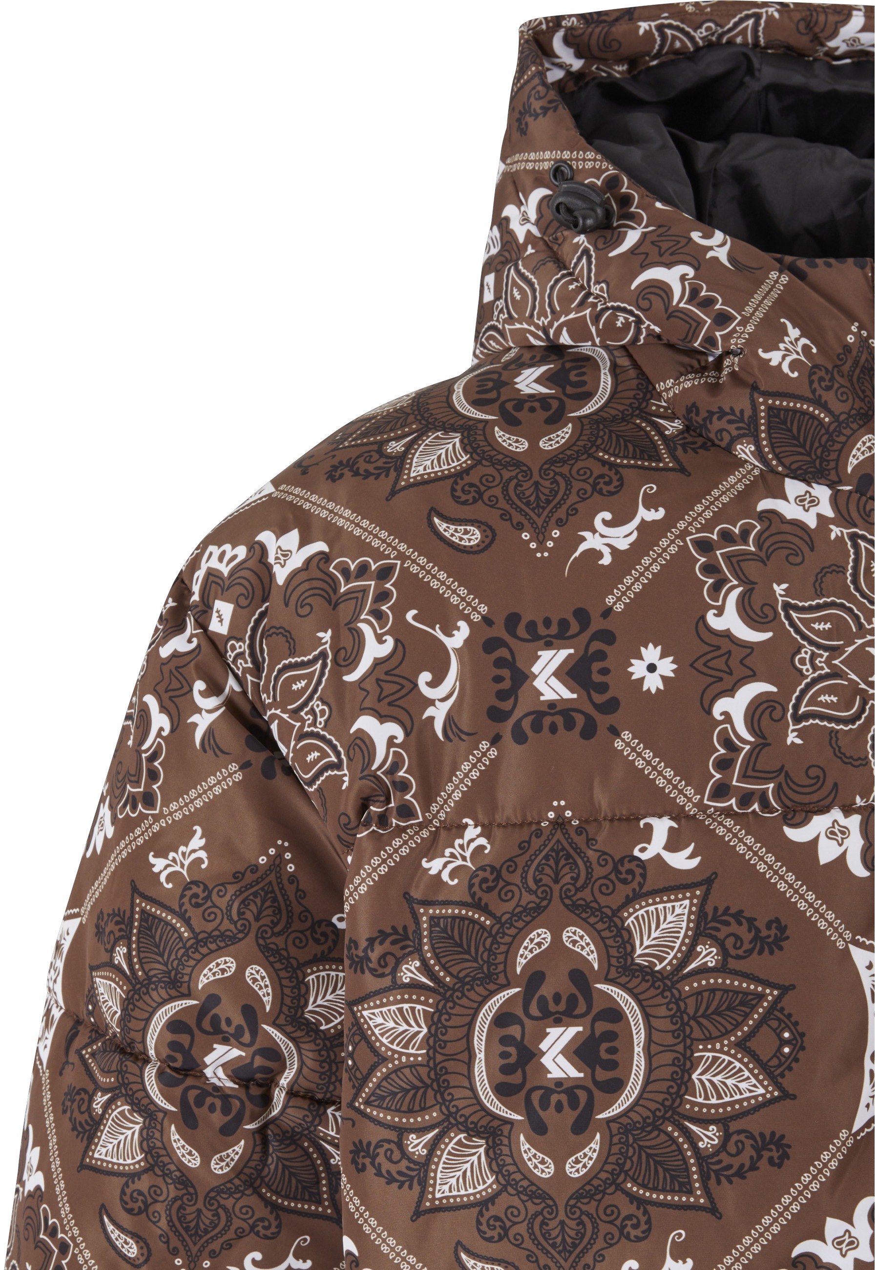 Karl Kani Winterjacke »Karl Kani Herren KM233-037-2 KK OG Paisley Puffer Jacket« 1 Stk. tlg. mit Kapuze