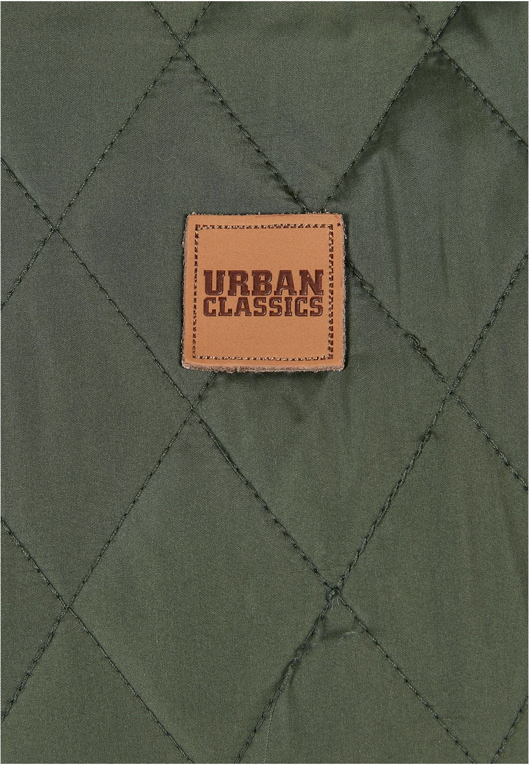 URBAN CLASSICS Allwetterjacke »Urban Classics Herren Diamond Quilt Nylon Jacket«, (1 St.), ohne Kapuze