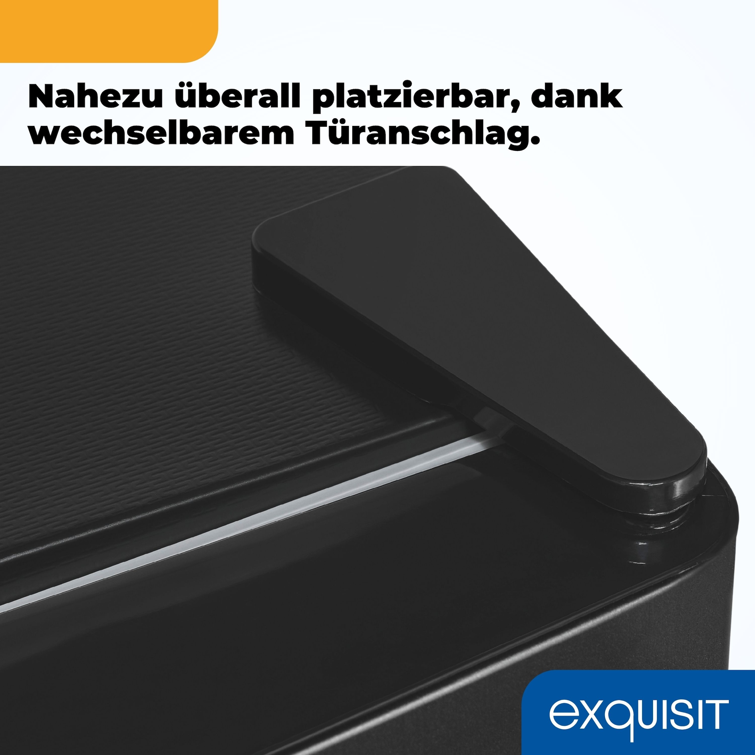 exquisit Kühl-/Gefrierkombination KGC270-45-040D inoxlook-az »KGC270-45-040D inoxlook-az« 142,6 cm hoch 54,5 cm breit 206 l, leise & sparsam, 4*-Gefrierfach mit flexiblem Stauraum & LED