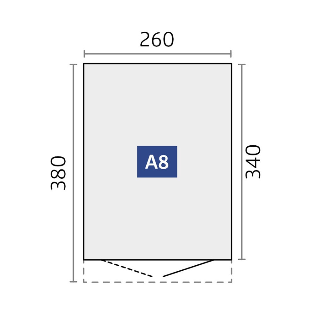 Biohort Gerätehaus »AvantGarde ECO Gr. A8« verschiedene Farben mit Standardtür
