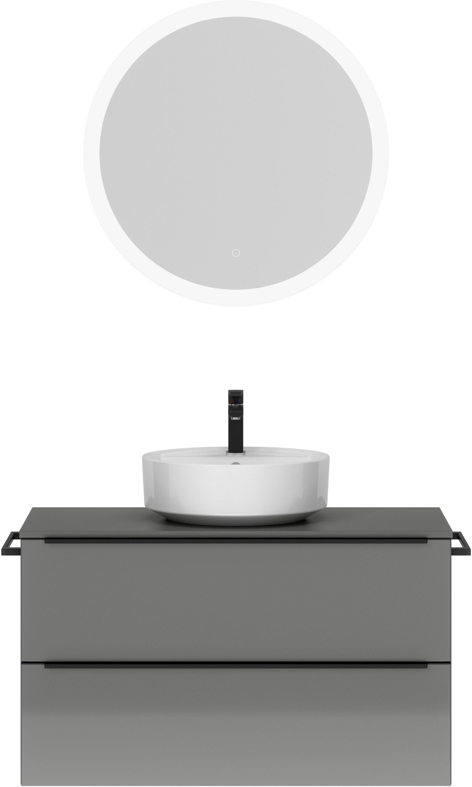 nobilia Badmöbel-Set "Alvene" vormontiert, mit Soft-Close, 2 Stk. tlg. günstig online kaufen